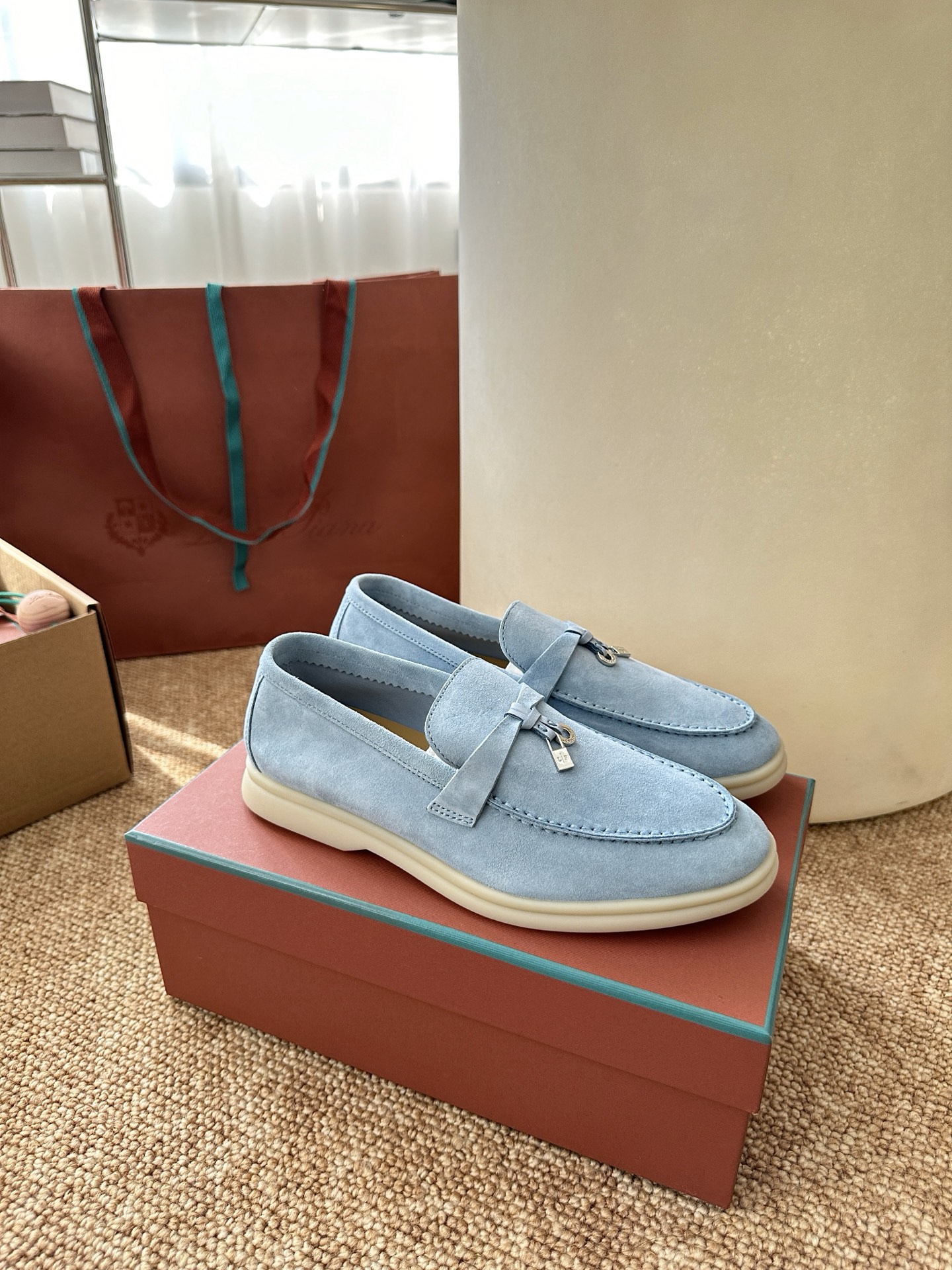 经典Summer Charms Walk极简白底鞋｜原版购入代购级别男士+10 飞机盒+10-沙色材质与