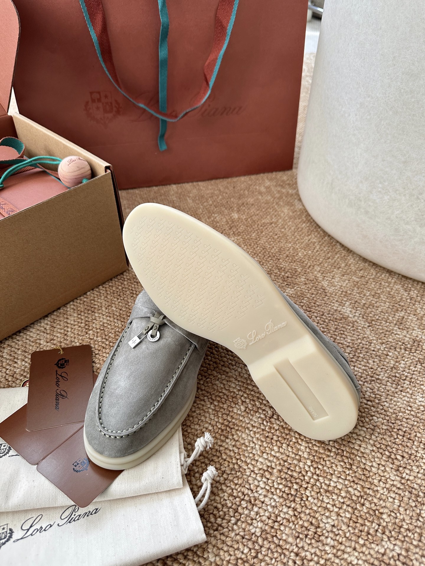 经典Summer Charms Walk极简白底鞋｜原版购入代购级别男士+10 飞机盒+10-沙色材质与