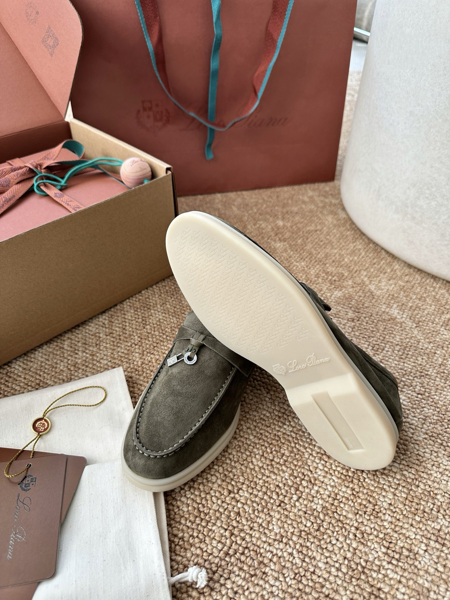 经典Summer Charms Walk极简白底鞋｜原版购入代购级别男士+10 飞机盒+10-沙色材质与