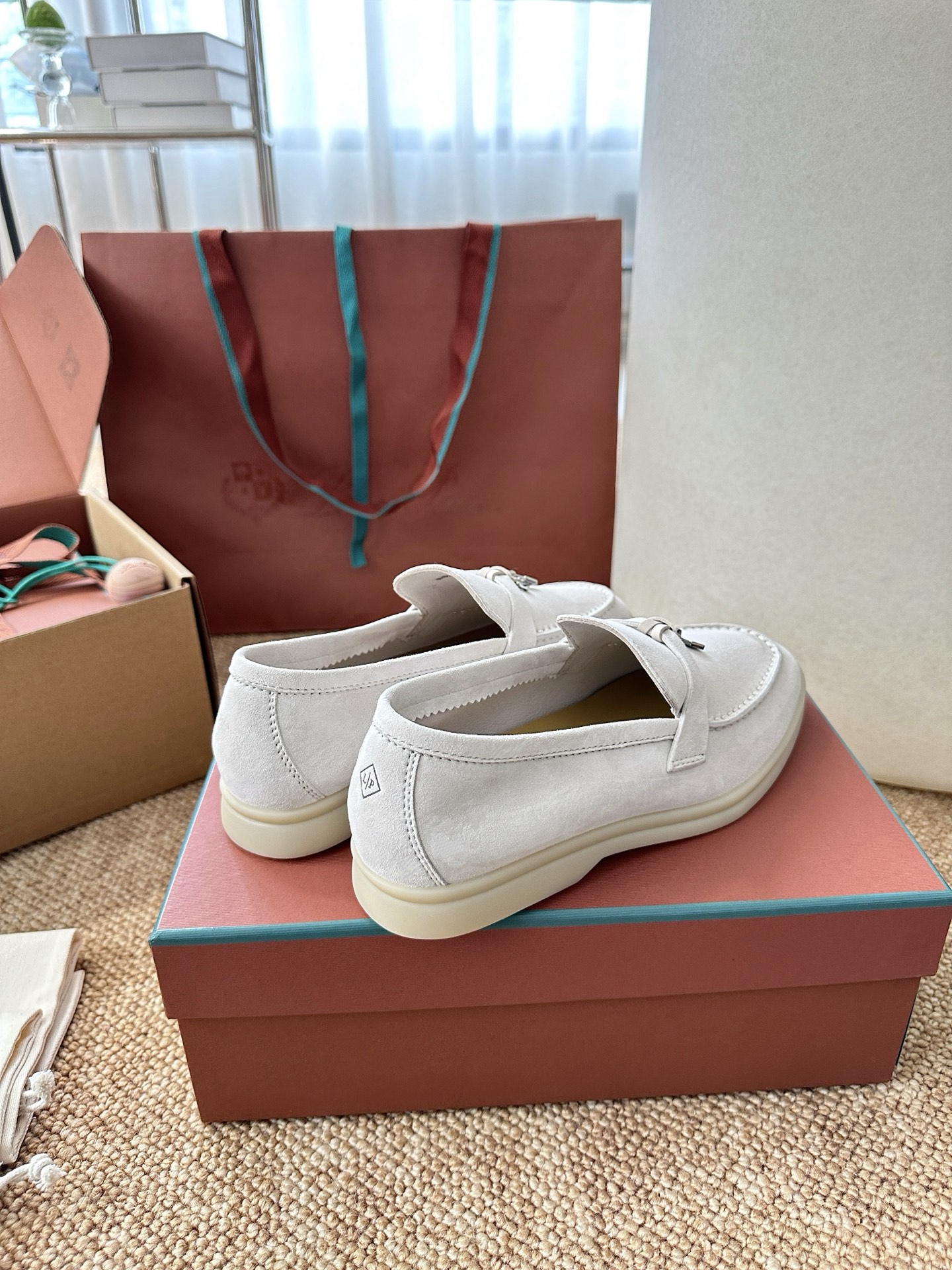 经典Summer Charms Walk极简白底鞋｜原版购入代购级别男士+10 飞机盒+10-沙色材质与