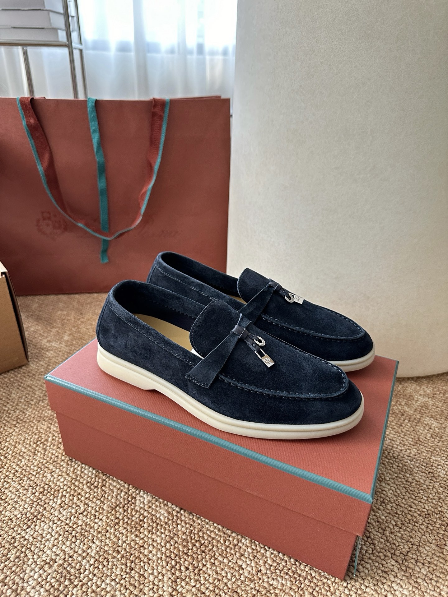 经典Summer Charms Walk极简白底鞋｜原版购入代购级别男士+10 飞机盒+10-沙色材质与