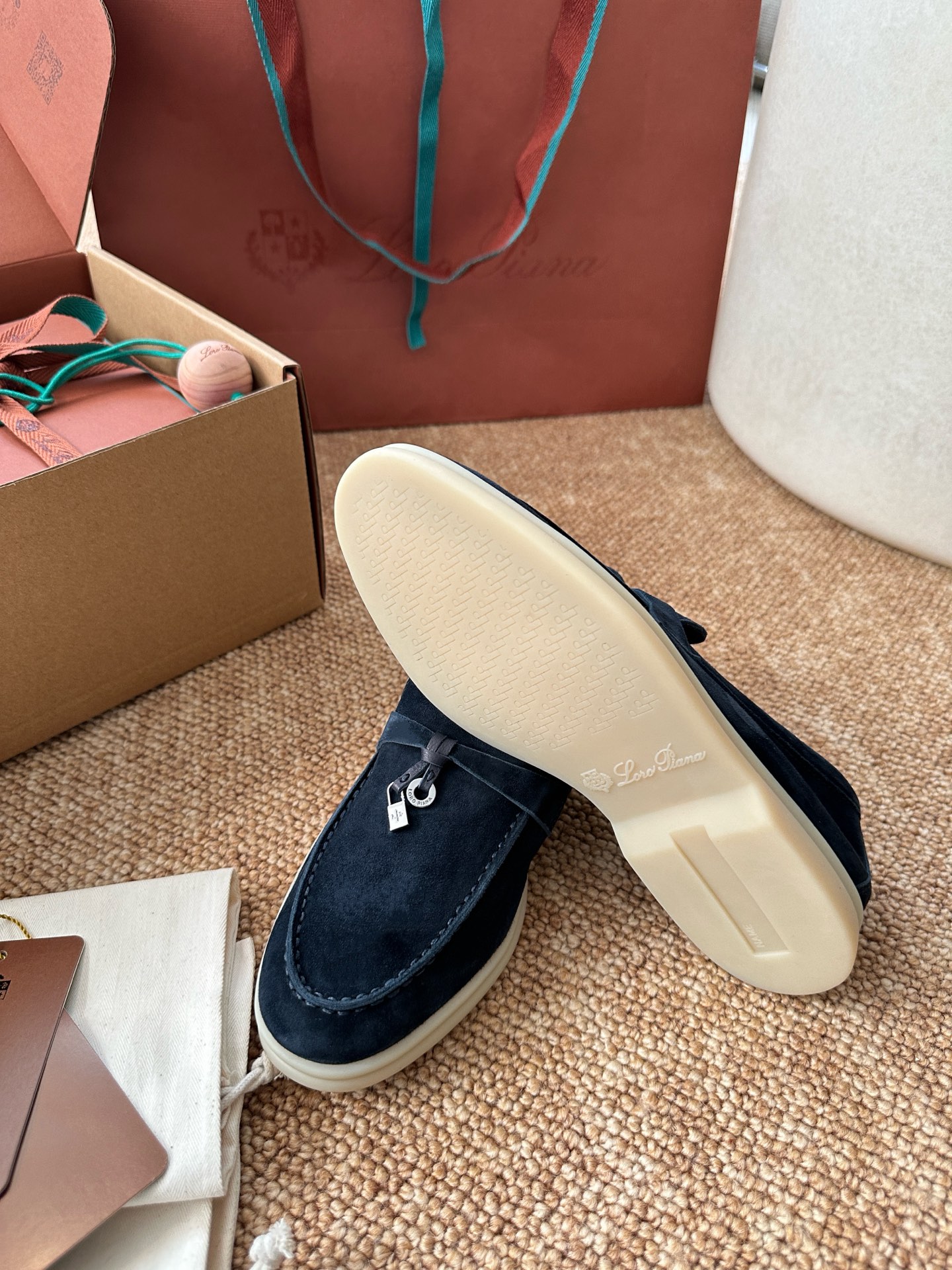 经典Summer Charms Walk极简白底鞋｜原版购入代购级别男士+10 飞机盒+10-沙色材质与