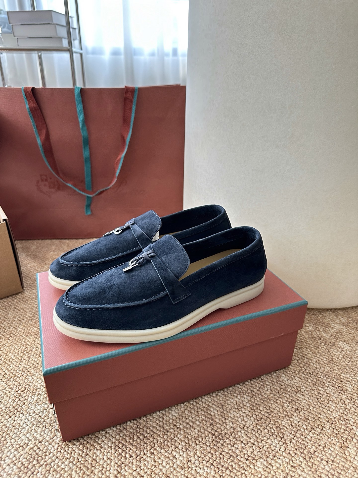 经典Summer Charms Walk极简白底鞋｜原版购入代购级别男士+10 飞机盒+10-沙色材质与