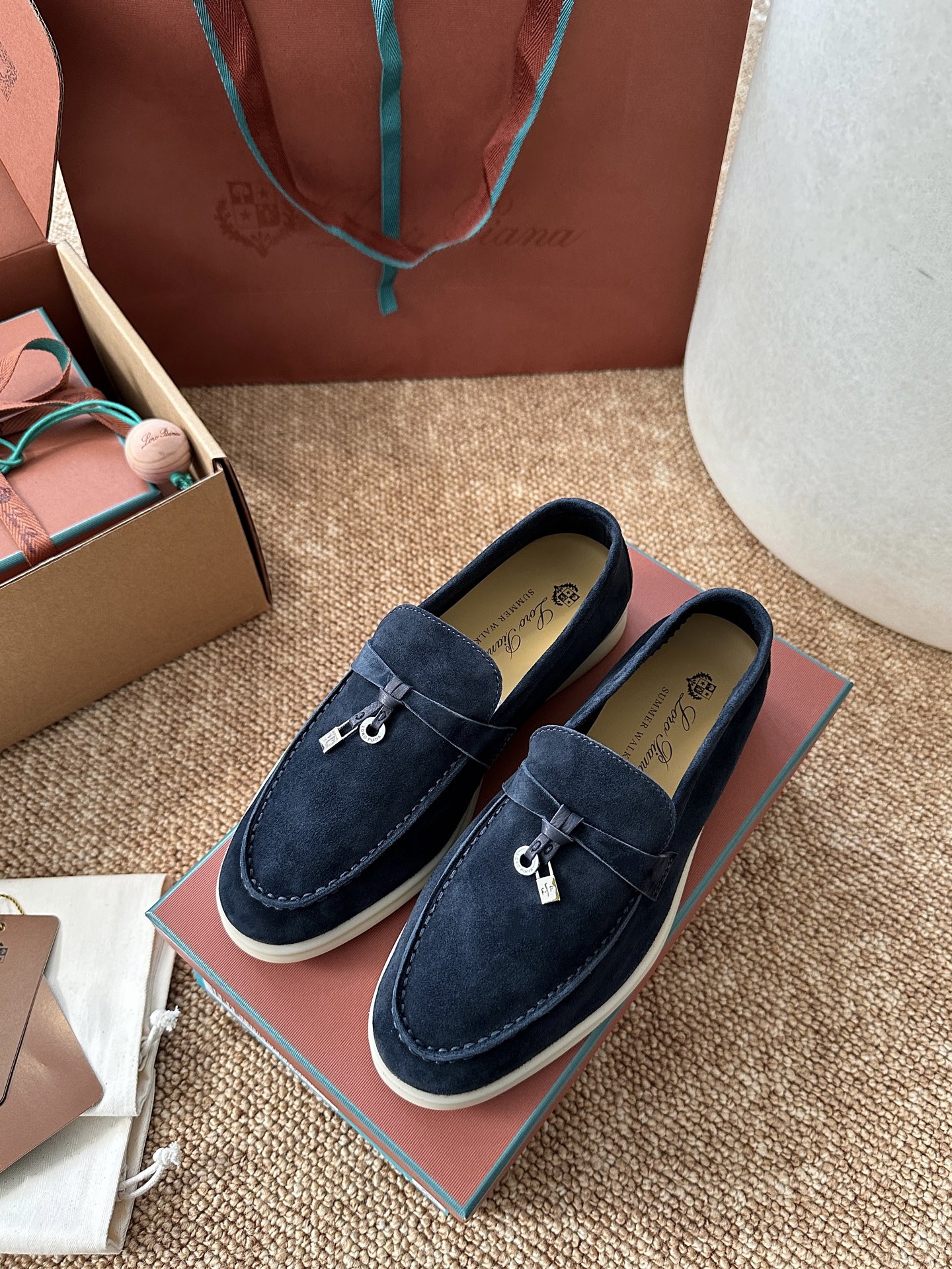 经典Summer Charms Walk极简白底鞋｜原版购入代购级别男士+10 飞机盒+10-沙色材质与