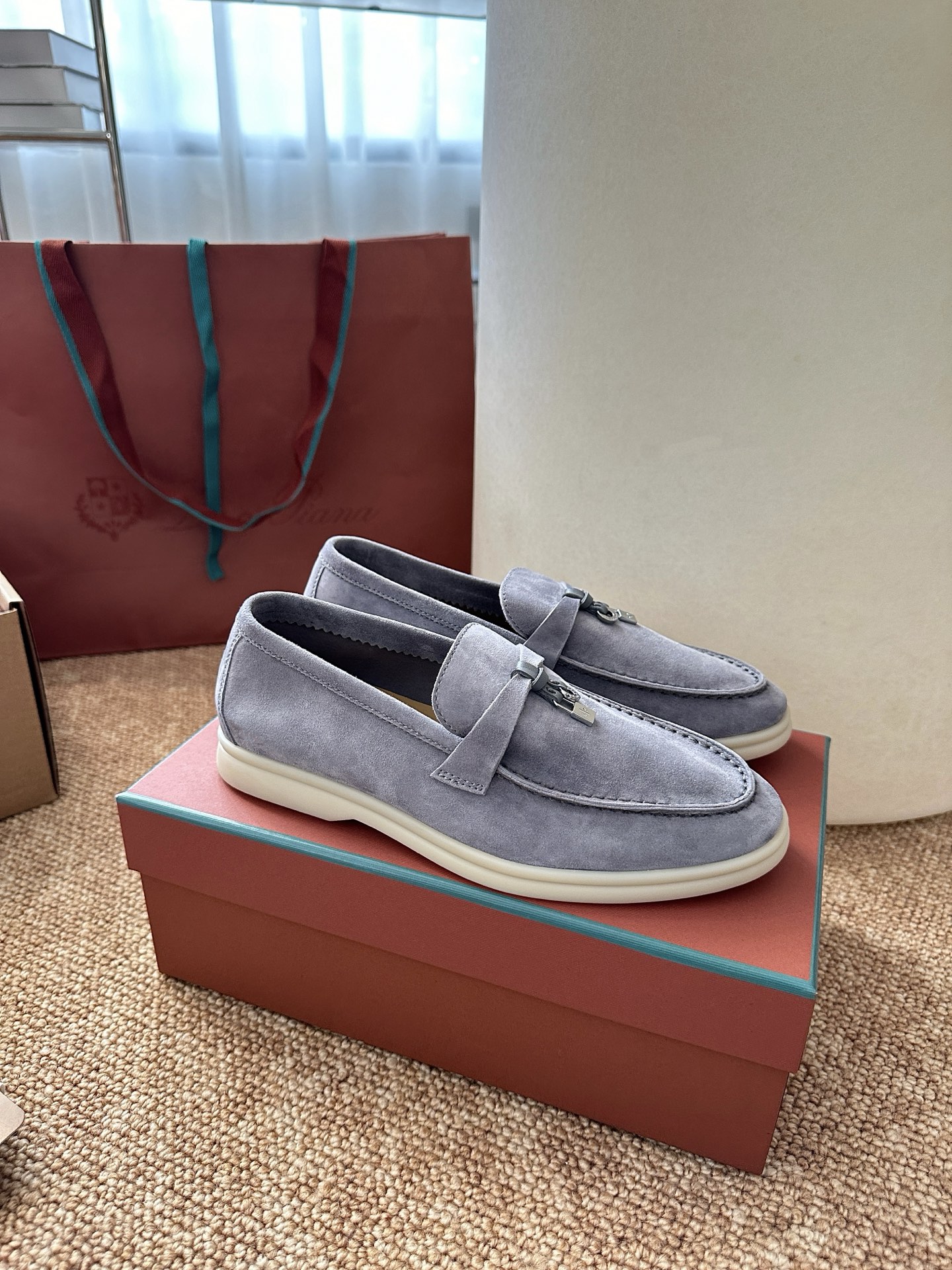 经典Summer Charms Walk极简白底鞋｜原版购入代购级别男士+10 飞机盒+10-沙色材质与