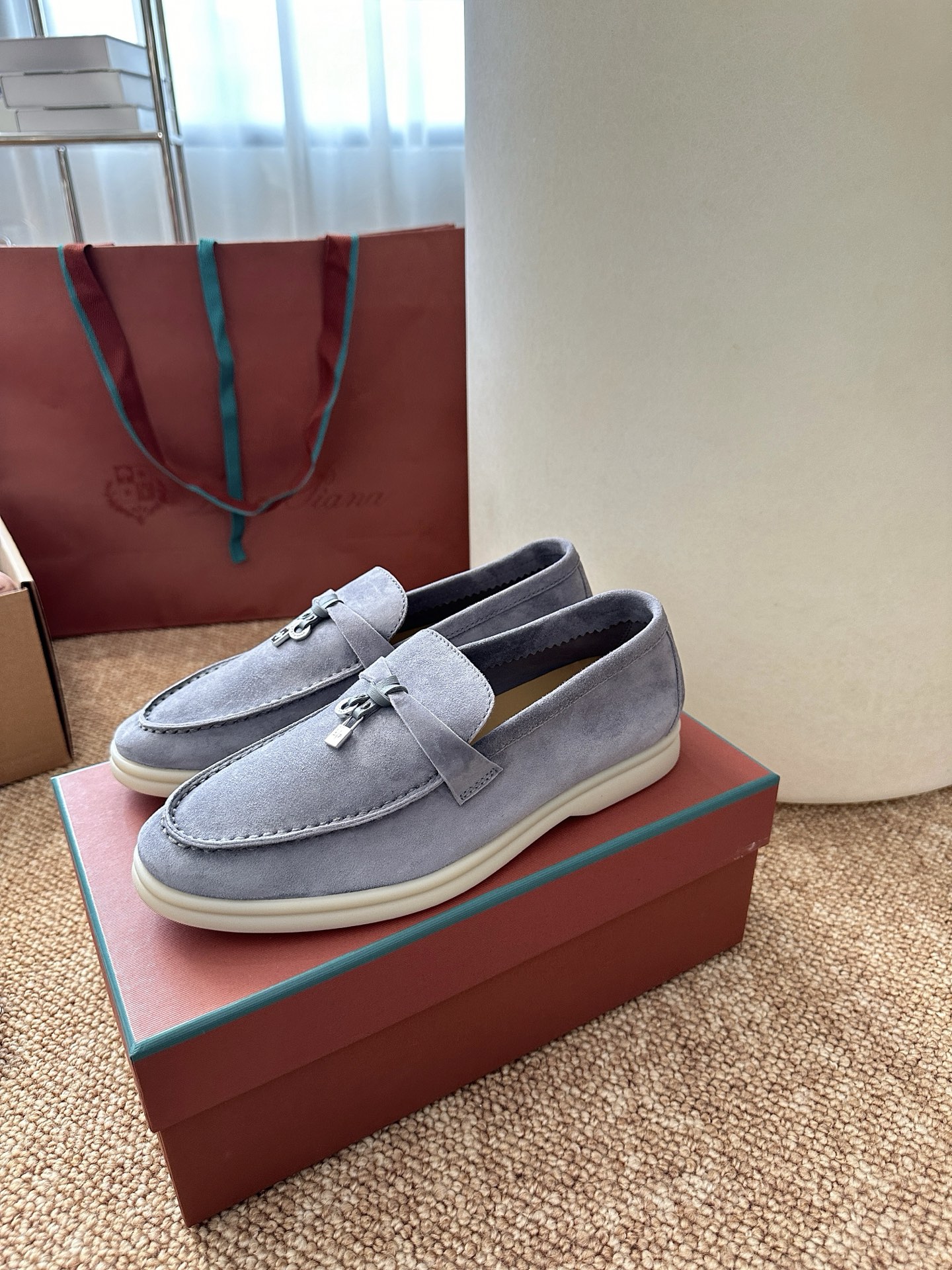 经典Summer Charms Walk极简白底鞋｜原版购入代购级别男士+10 飞机盒+10-沙色材质与