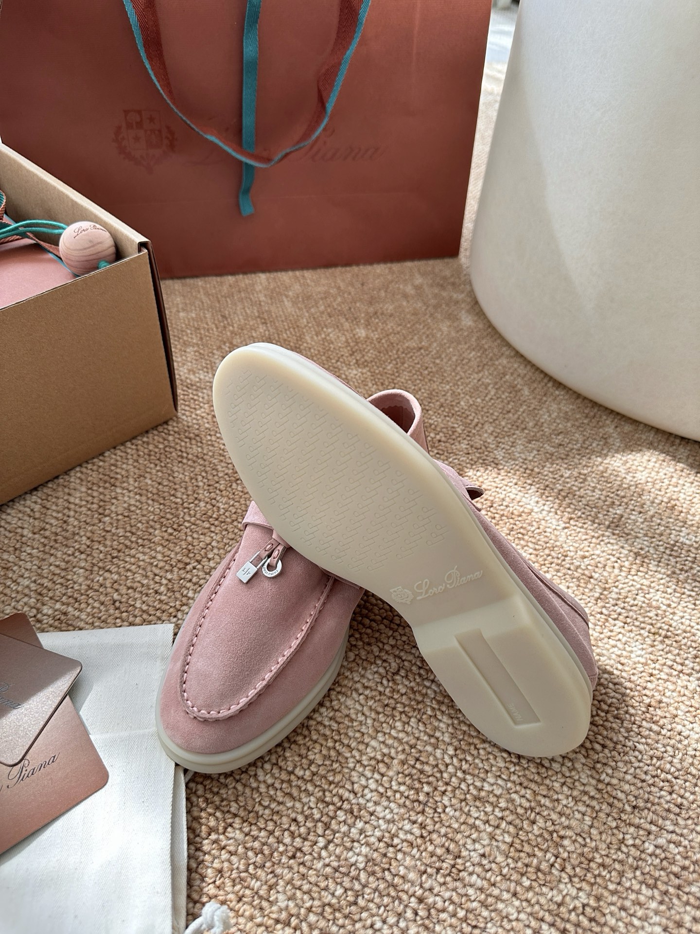 经典Summer Charms Walk极简白底鞋｜原版购入代购级别男士+10 飞机盒+10-沙色材质与