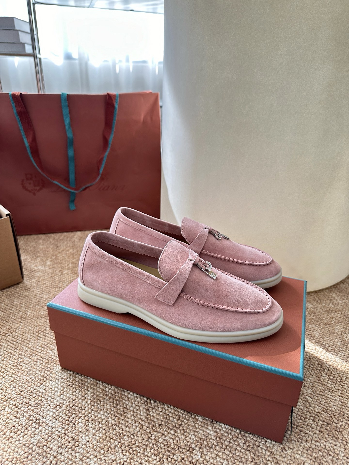 经典Summer Charms Walk极简白底鞋｜原版购入代购级别男士+10 飞机盒+10-沙色材质与