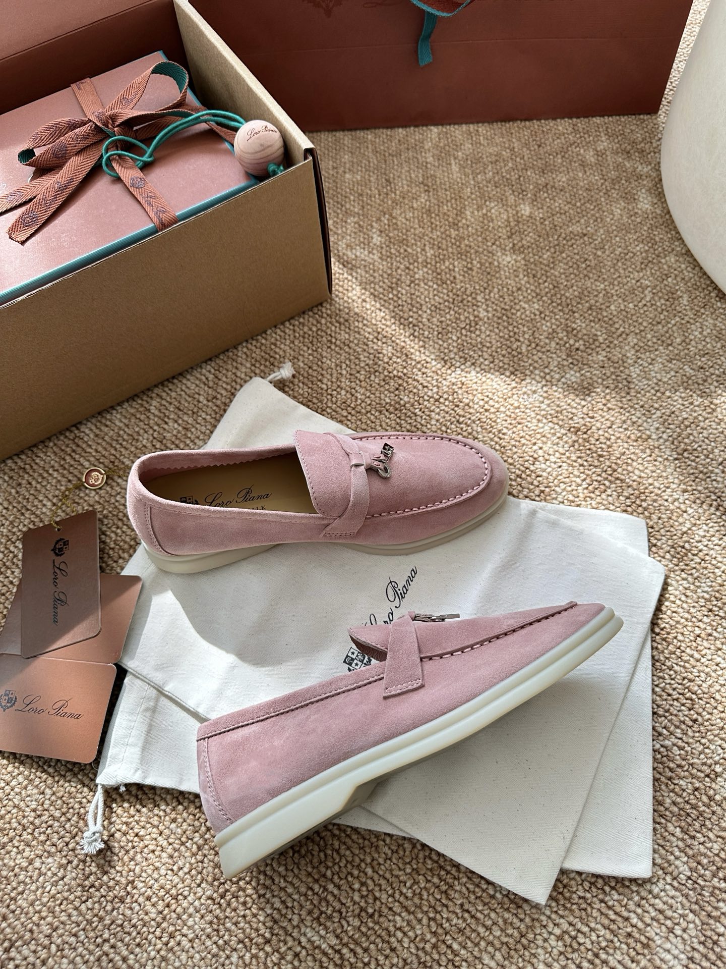 经典Summer Charms Walk极简白底鞋｜原版购入代购级别男士+10 飞机盒+10-沙色材质与