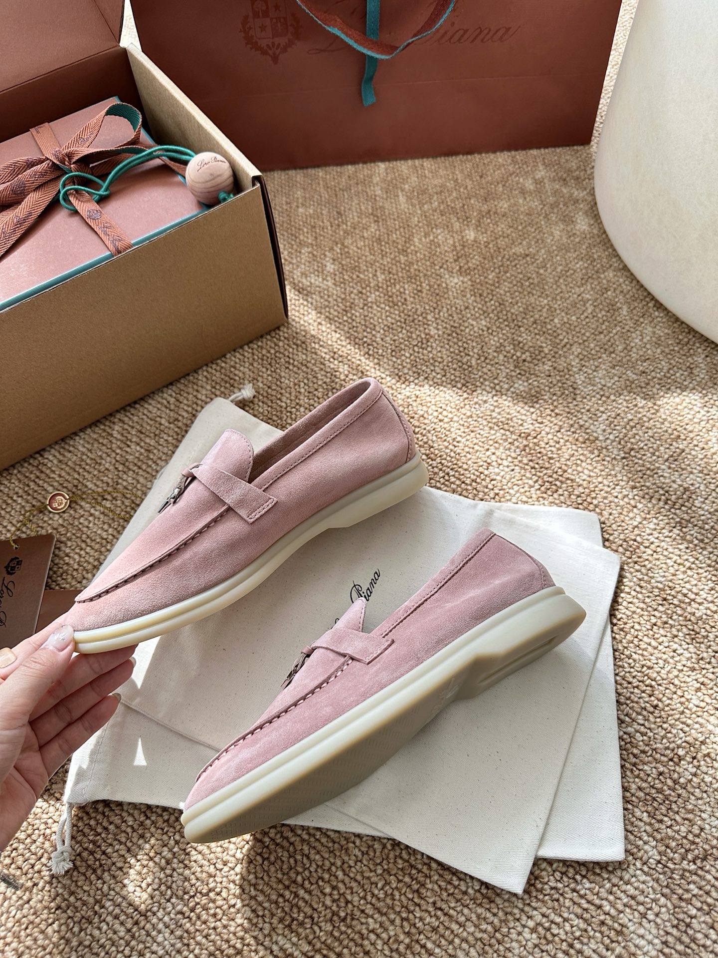 经典Summer Charms Walk极简白底鞋｜原版购入代购级别男士+10 飞机盒+10-沙色材质与