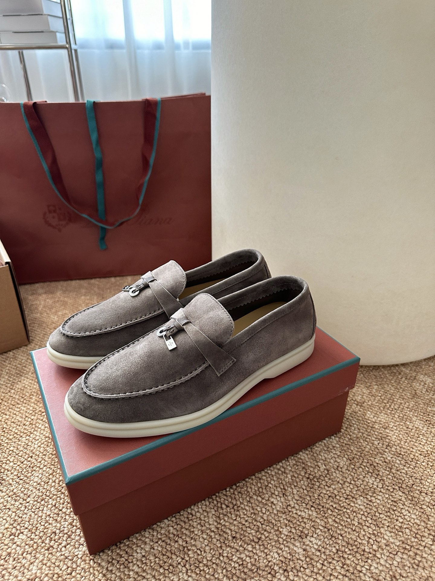 经典Summer Charms Walk极简白底鞋｜原版购入代购级别男士+10 飞机盒+10-沙色材质与