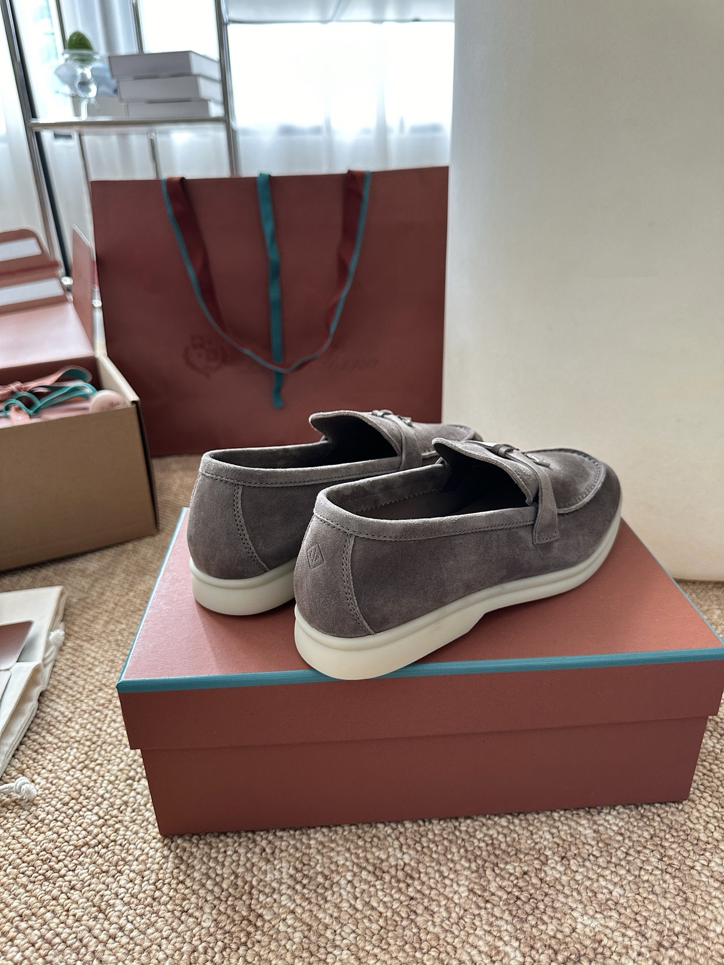 经典Summer Charms Walk极简白底鞋｜原版购入代购级别男士+10 飞机盒+10-沙色材质与