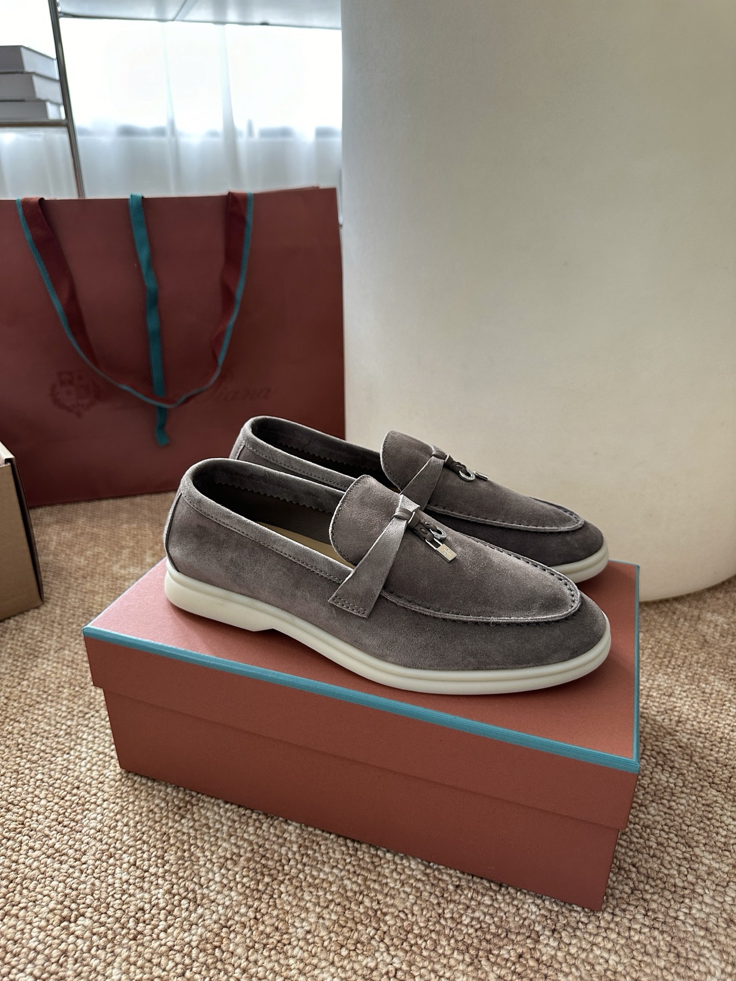 经典Summer Charms Walk极简白底鞋｜原版购入代购级别男士+10 飞机盒+10-沙色材质与