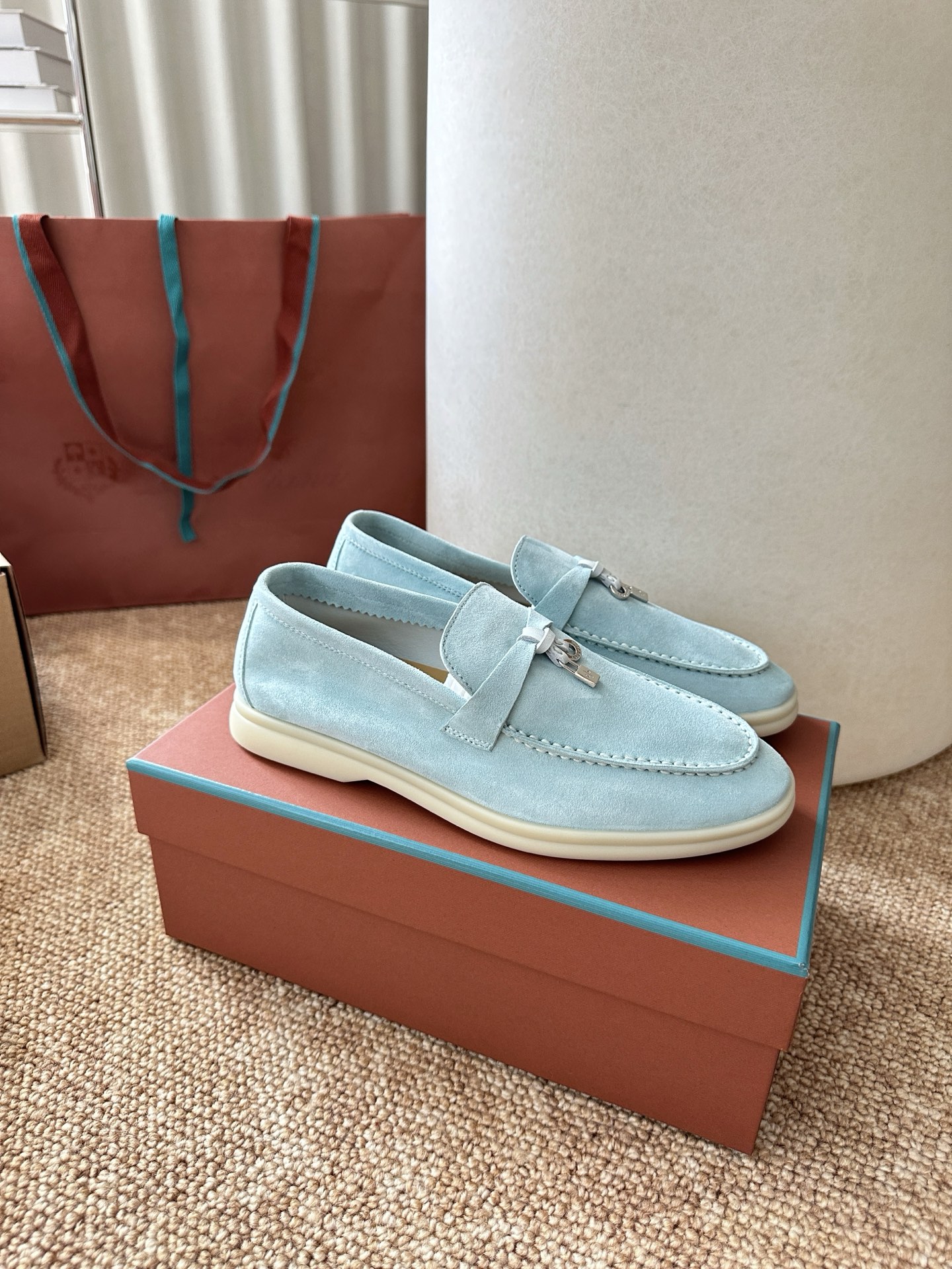 经典Summer Charms Walk极简白底鞋｜原版购入代购级别男士+10 飞机盒+10-沙色材质与