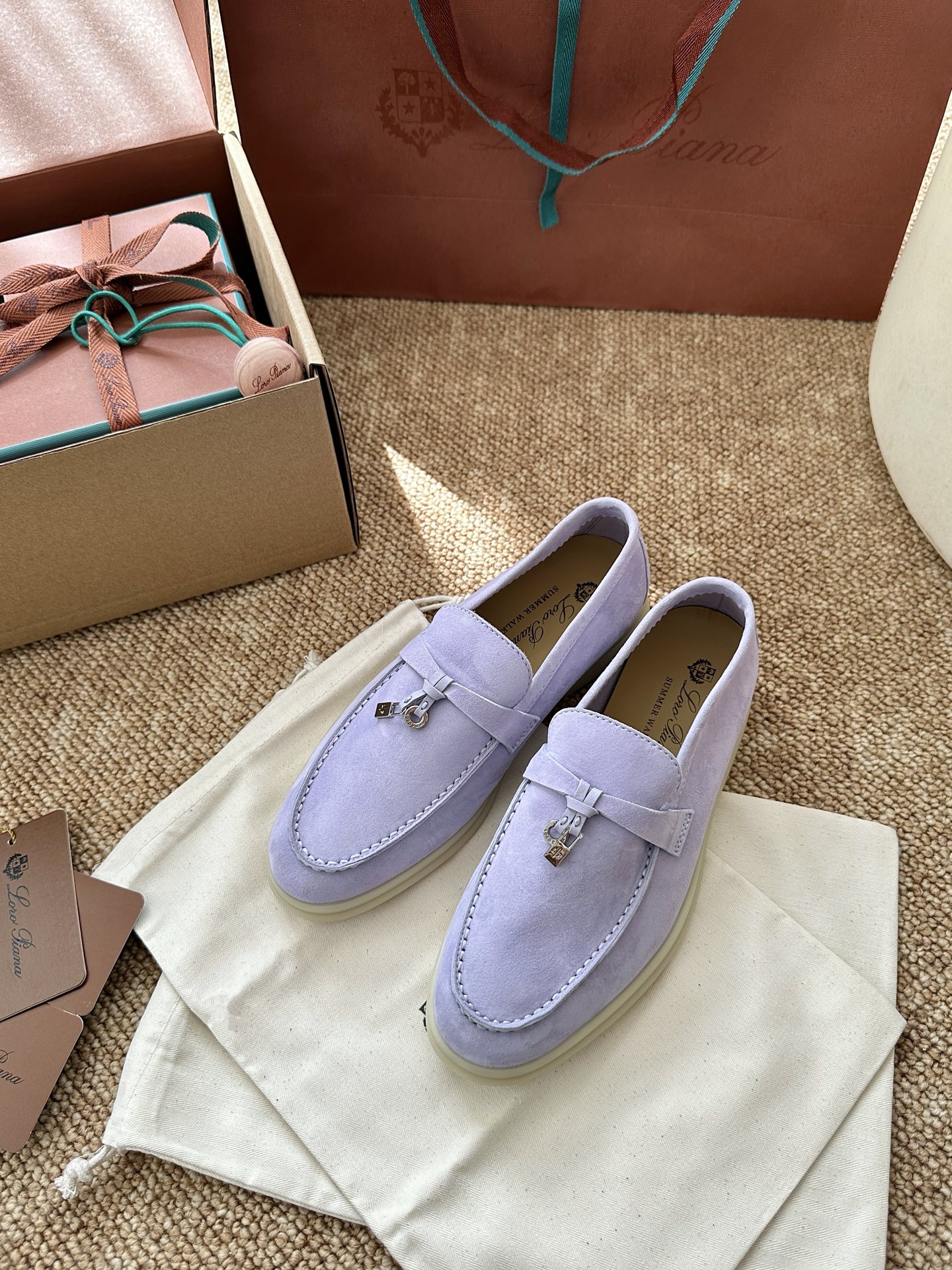 经典Summer Charms Walk极简白底鞋｜原版购入代购级别男士+10 飞机盒+10-沙色材质与