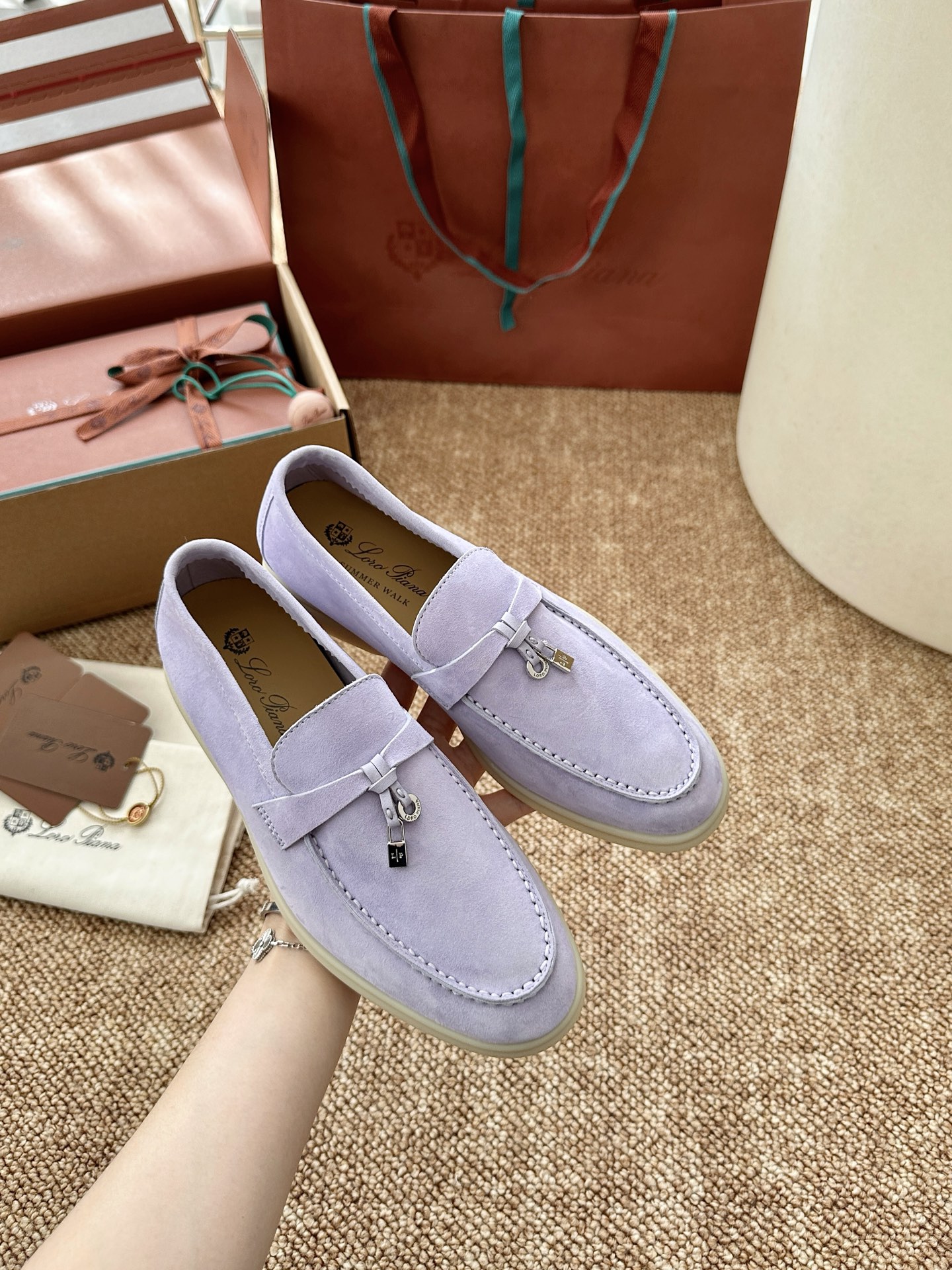 经典Summer Charms Walk极简白底鞋｜原版购入代购级别男士+10 飞机盒+10-沙色材质与