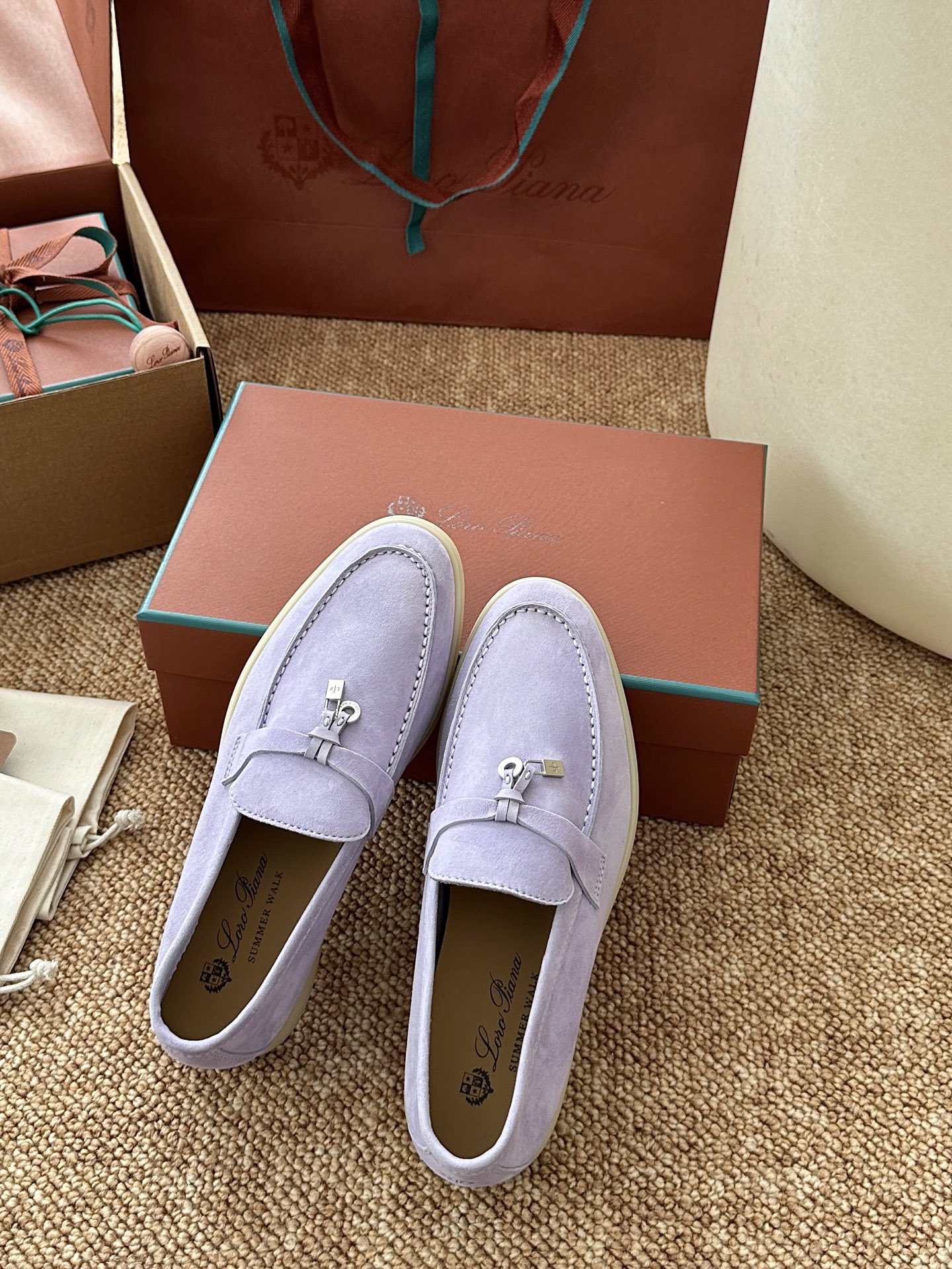 经典Summer Charms Walk极简白底鞋｜原版购入代购级别男士+10 飞机盒+10-沙色材质与