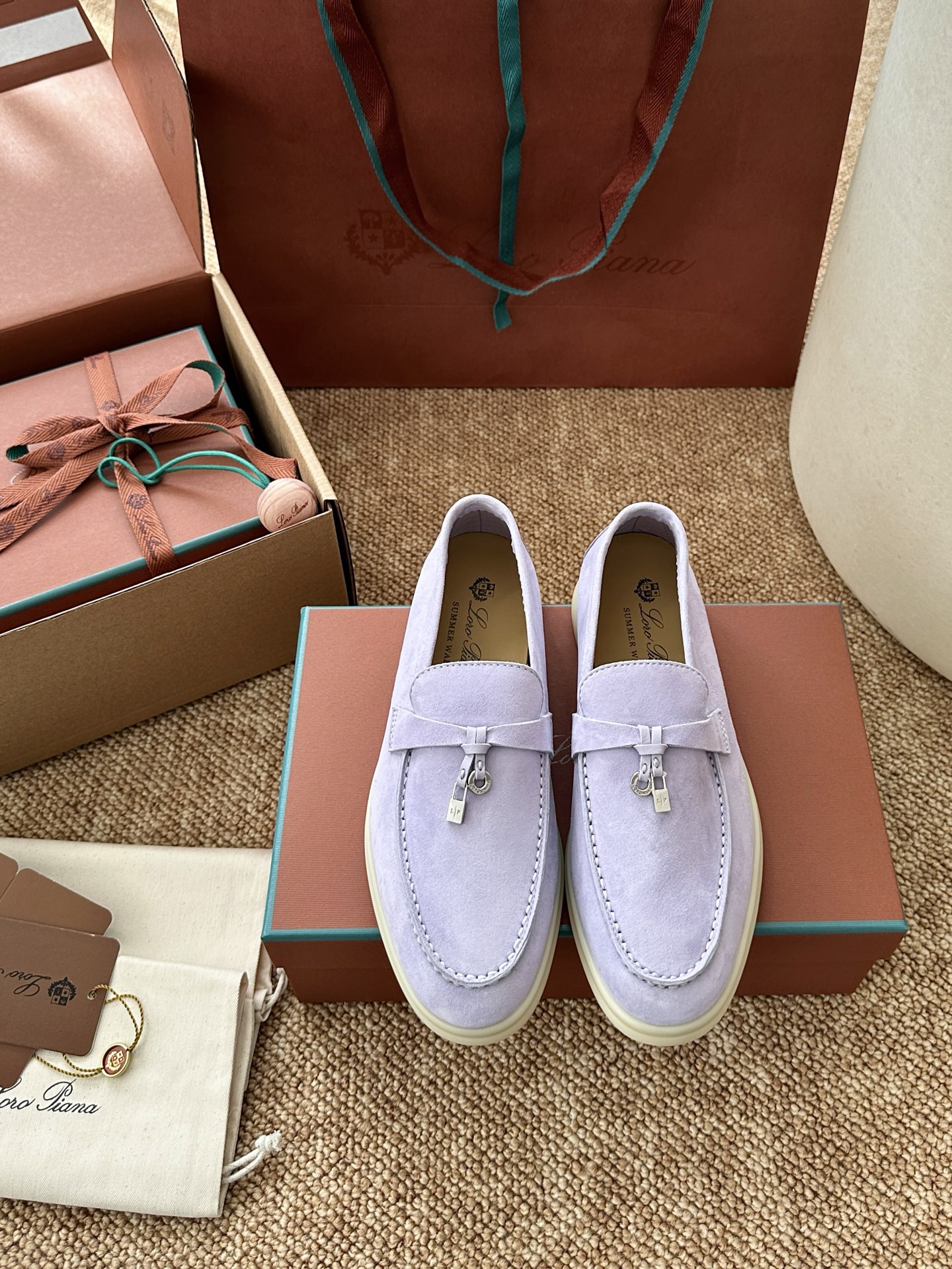 NO:694043,Lilac oil, loafers and half slippers, loafers19860909淡紫油,乐福鞋半拖,loafers,Women's Shoes