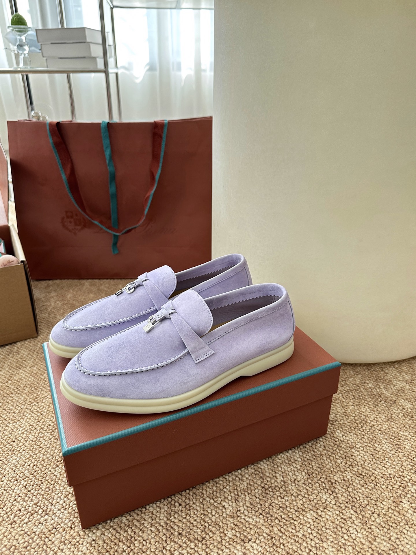 经典Summer Charms Walk极简白底鞋｜原版购入代购级别男士+10 飞机盒+10-沙色材质与