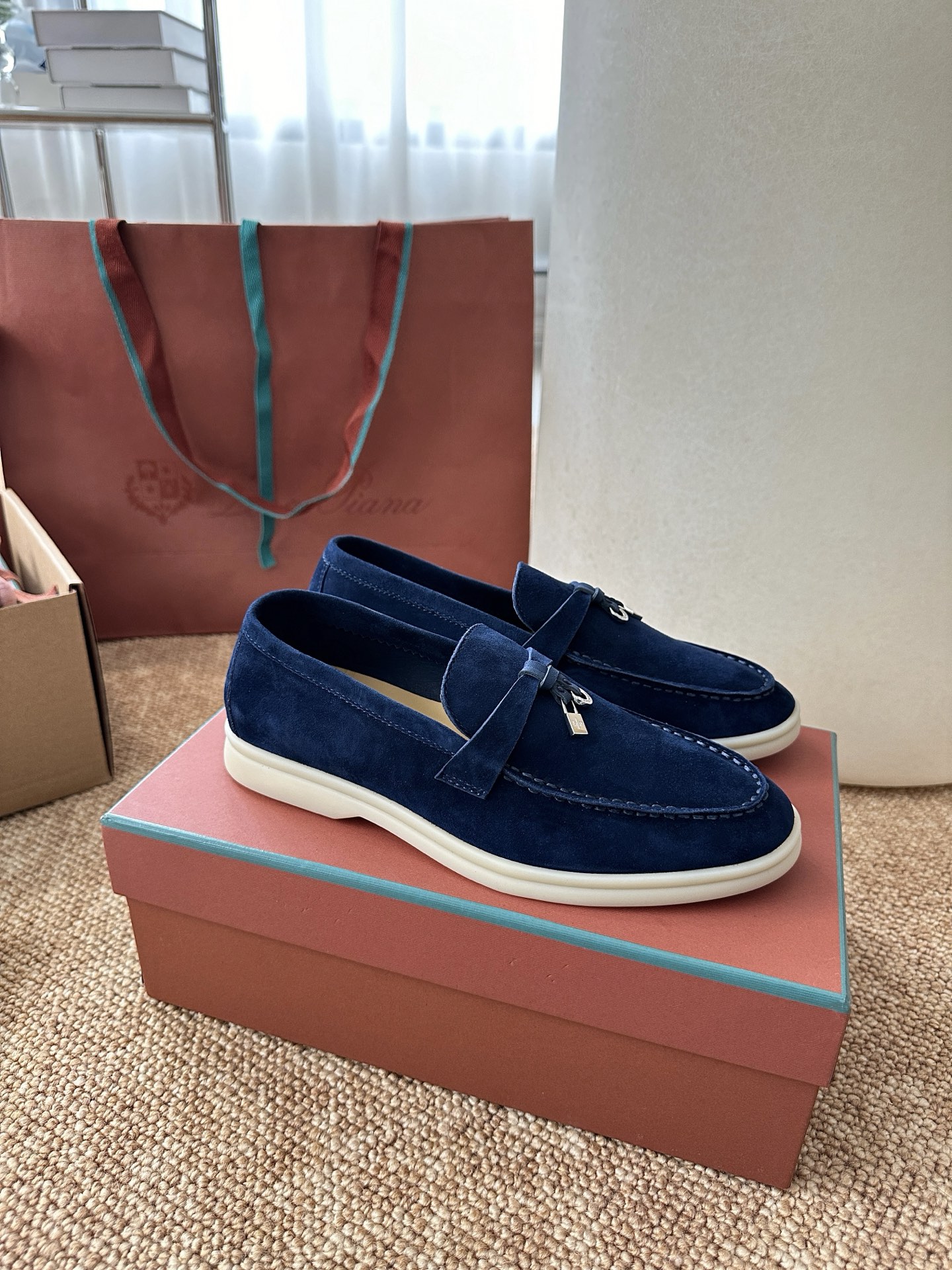 经典Summer Charms Walk极简白底鞋｜原版购入代购级别男士+10 飞机盒+10-沙色材质与