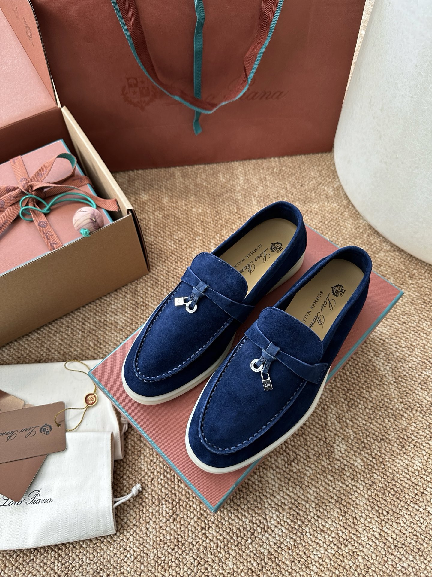 经典Summer Charms Walk极简白底鞋｜原版购入代购级别男士+10 飞机盒+10-沙色材质与