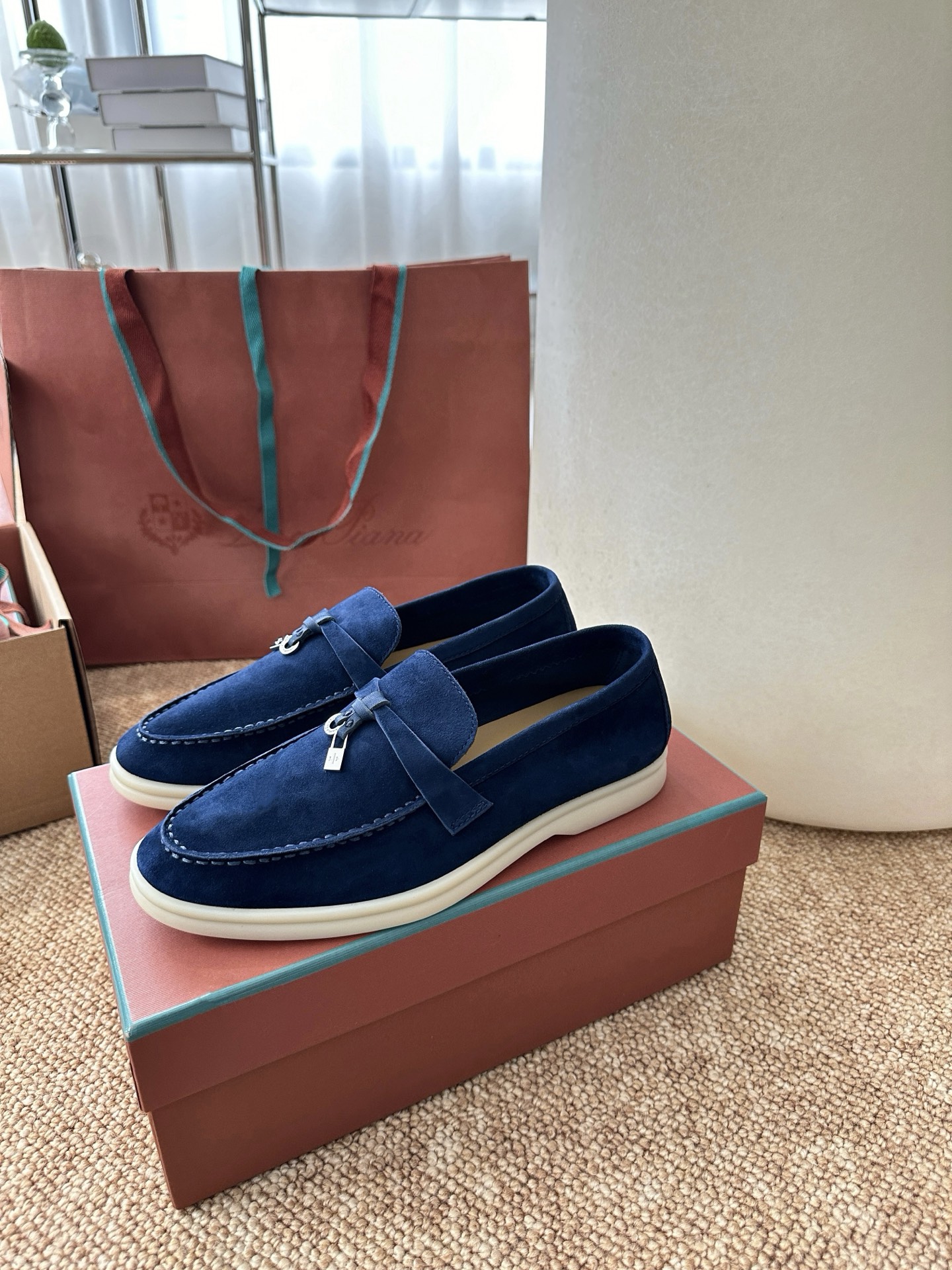 经典Summer Charms Walk极简白底鞋｜原版购入代购级别男士+10 飞机盒+10-沙色材质与