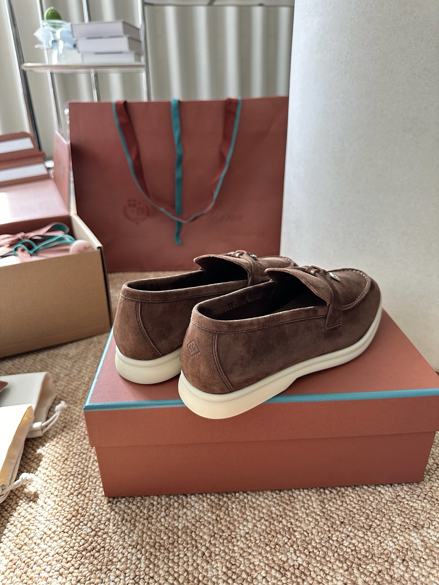 经典Summer Charms Walk极简白底鞋｜原版购入代购级别男士+10 飞机盒+10-沙色材质与