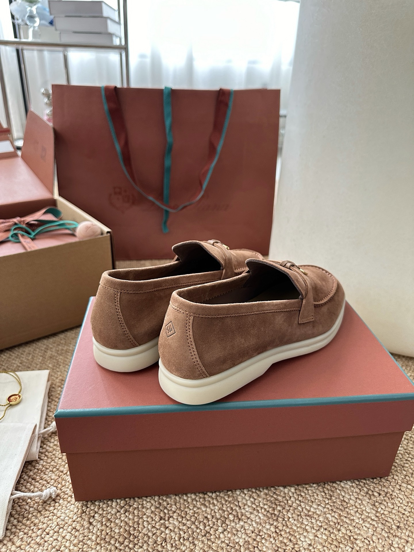 经典Summer Charms Walk极简白底鞋｜原版购入代购级别男士+10 飞机盒+10-沙色材质与