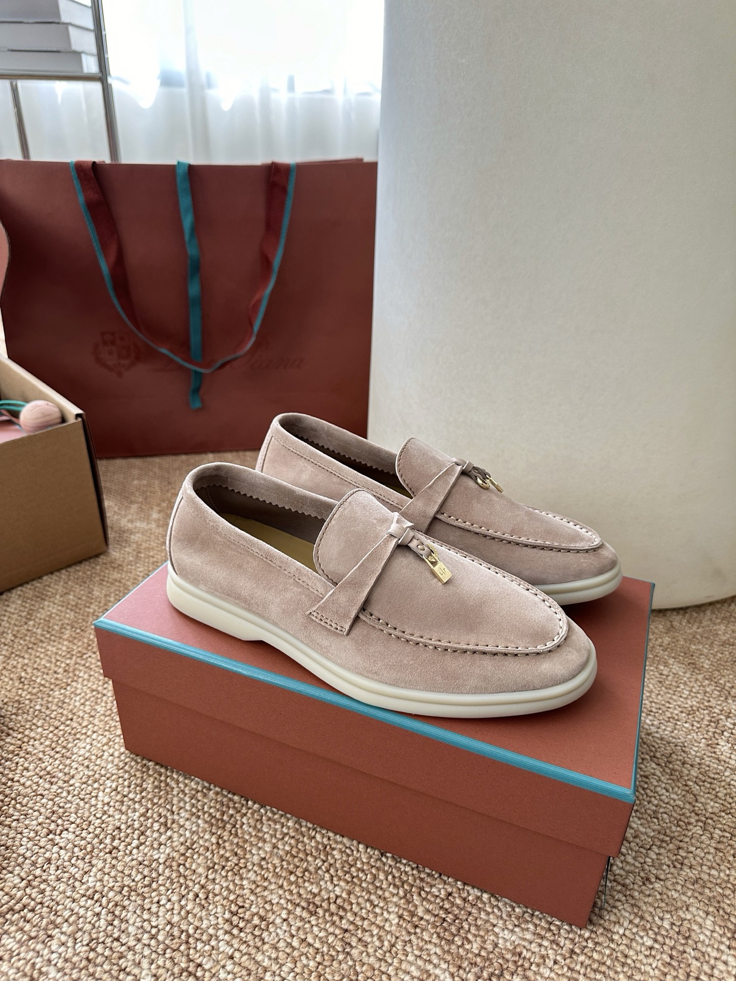 经典Summer Charms Walk极简白底鞋｜原版购入代购级别男士+10 飞机盒+10-沙色材质与