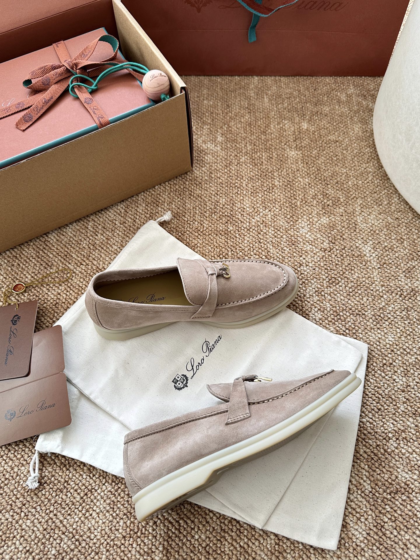 经典Summer Charms Walk极简白底鞋｜原版购入代购级别男士+10 飞机盒+10-沙色材质与