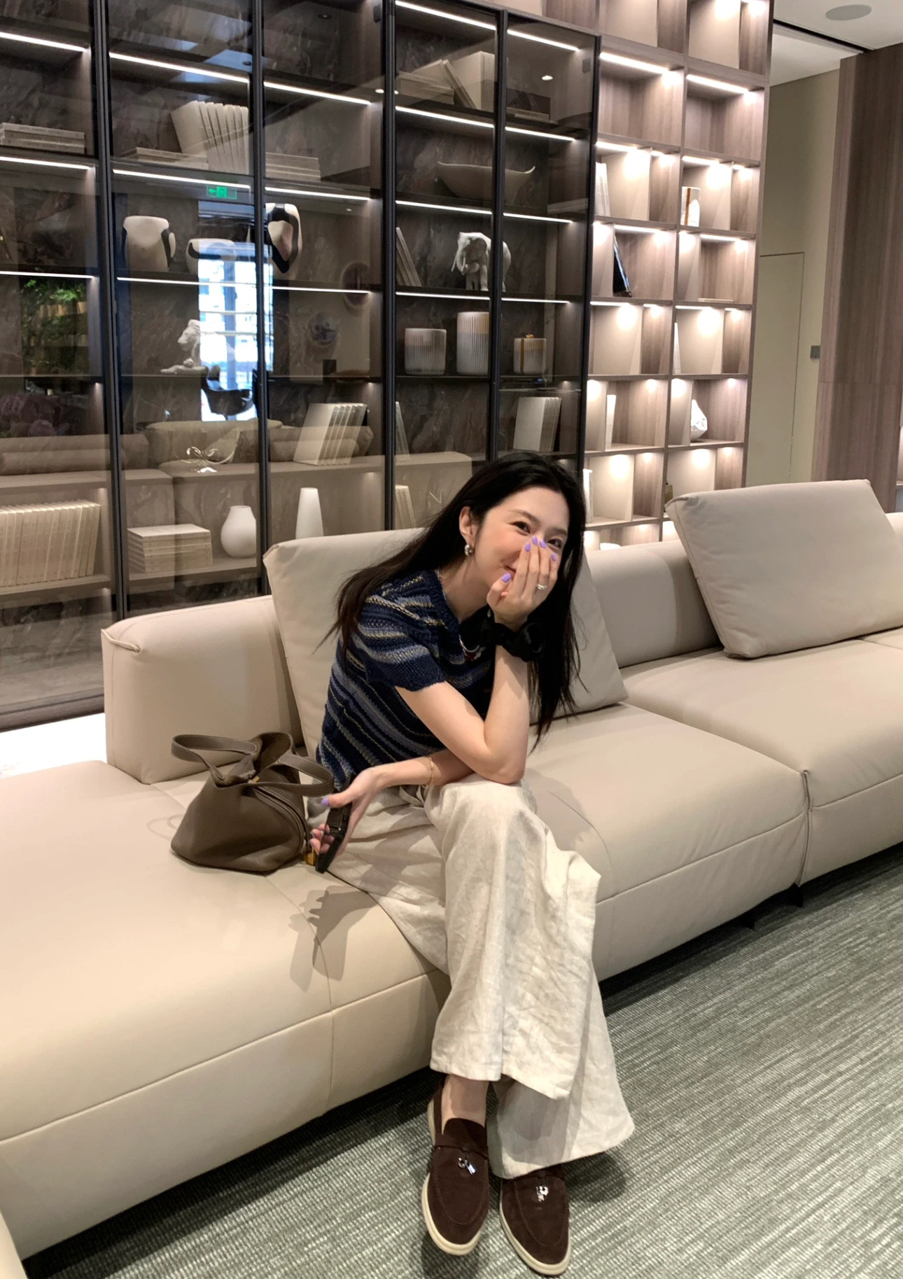 NO:694056,-Blogger matching demonstration, loafers and half slippers, loafers19860909-博主搭配示范,乐福鞋半拖,loafers,Women's Shoes