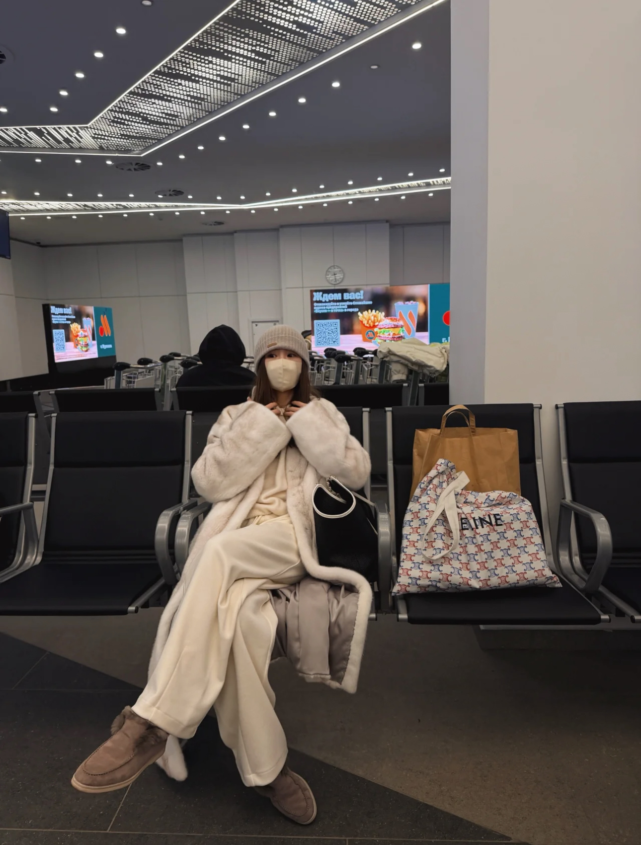 NO:693880,-Blogger matching demonstration, loafers, fur shoes, loafers19860909-博主搭配示范,乐福鞋毛毛鞋,loafers,Women's Shoes