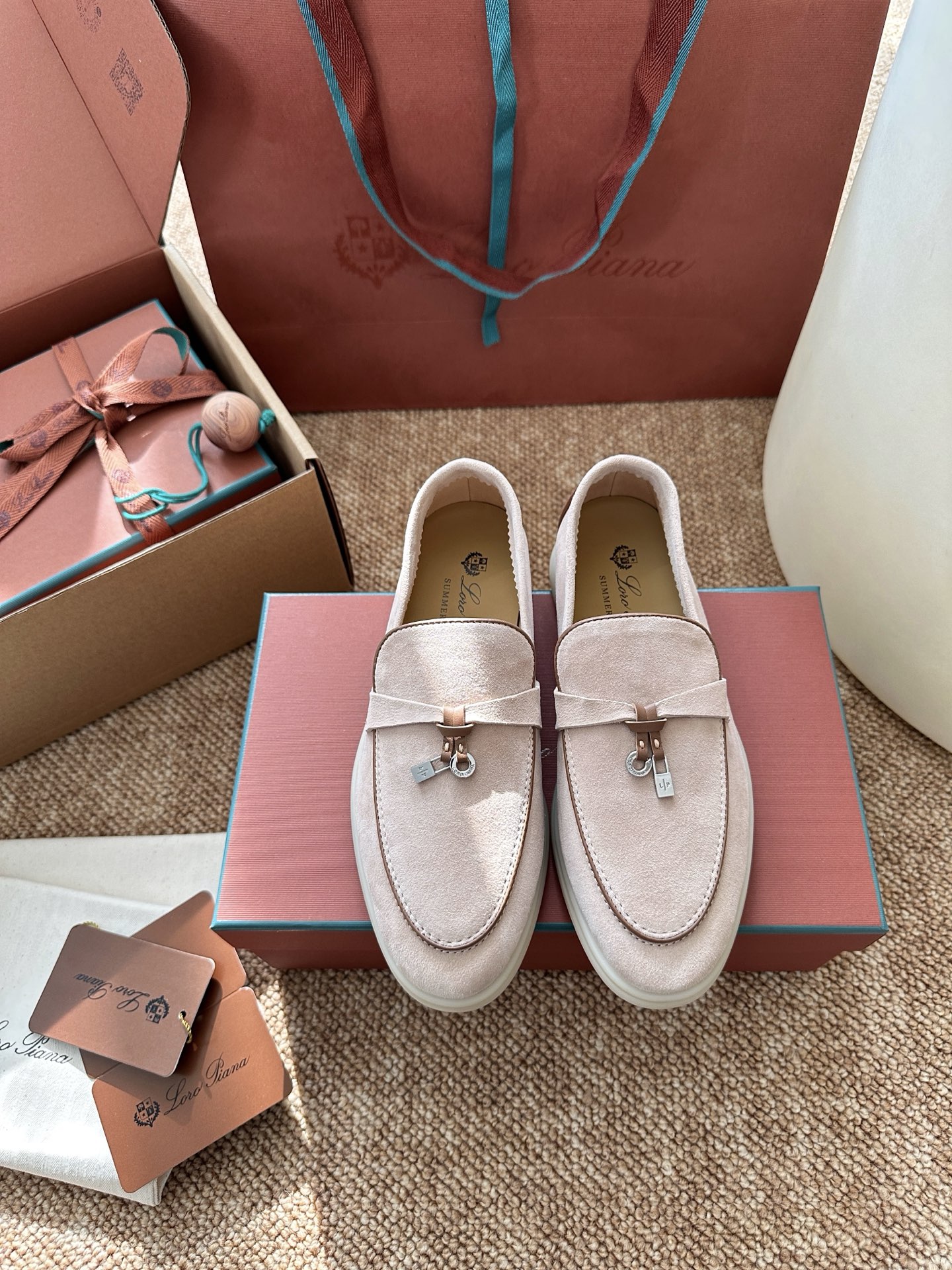 NO:694034,Light pink, loafers and half slippers, loafers19860909浅粉色,乐福鞋半拖,loafers,Women's Shoes
