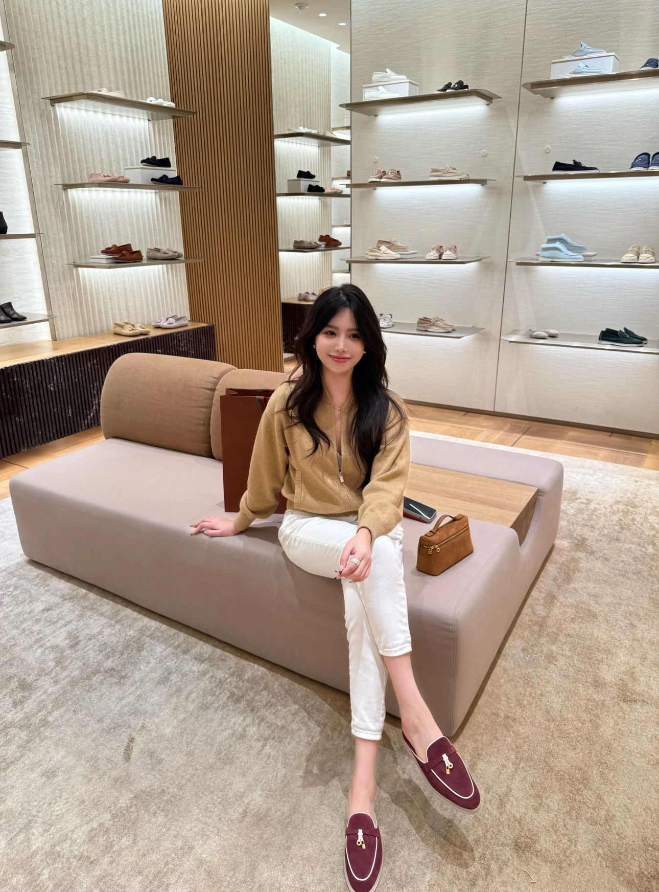 NO:693905,-Blogger matching demonstration, loafers and half slippers, loafers19860909-博主搭配示范,乐福鞋半拖,loafers,Women's Shoes