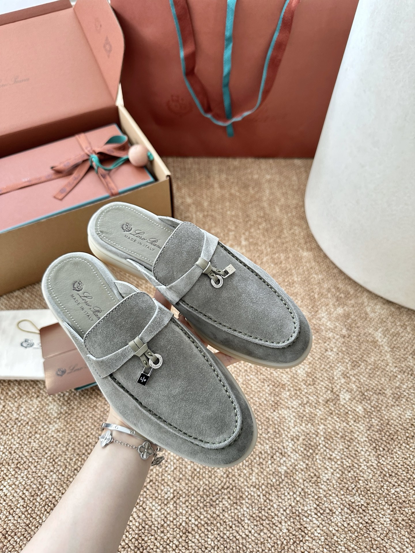 Loro piana经典Summer Charms Walk莫卡辛半拖｜原版购入代购级别男士+10 飞机