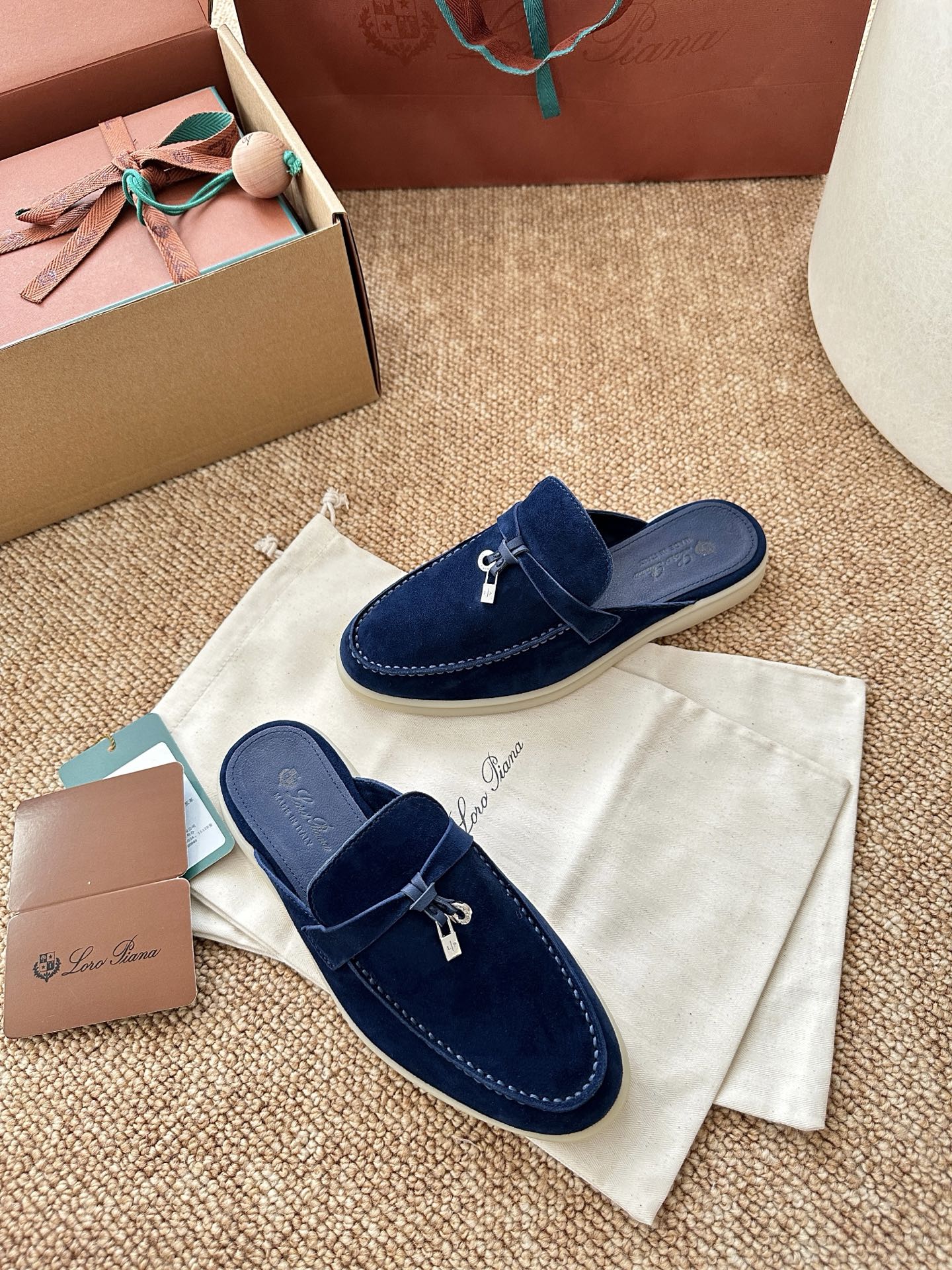 Loro piana经典Summer Charms Walk莫卡辛半拖｜原版购入代购级别男士+10 飞机