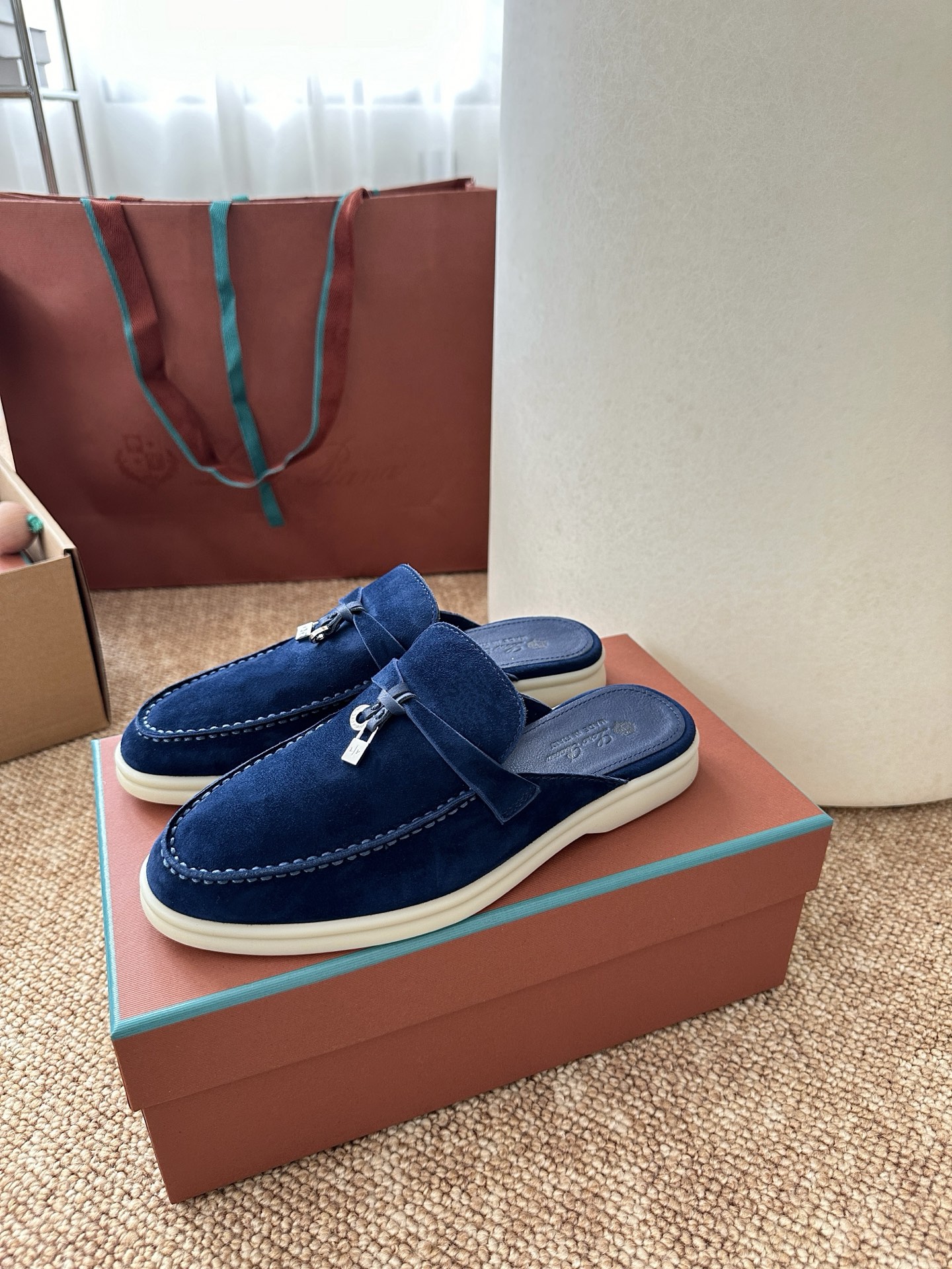 Loro piana经典Summer Charms Walk莫卡辛半拖｜原版购入代购级别男士+10 飞机