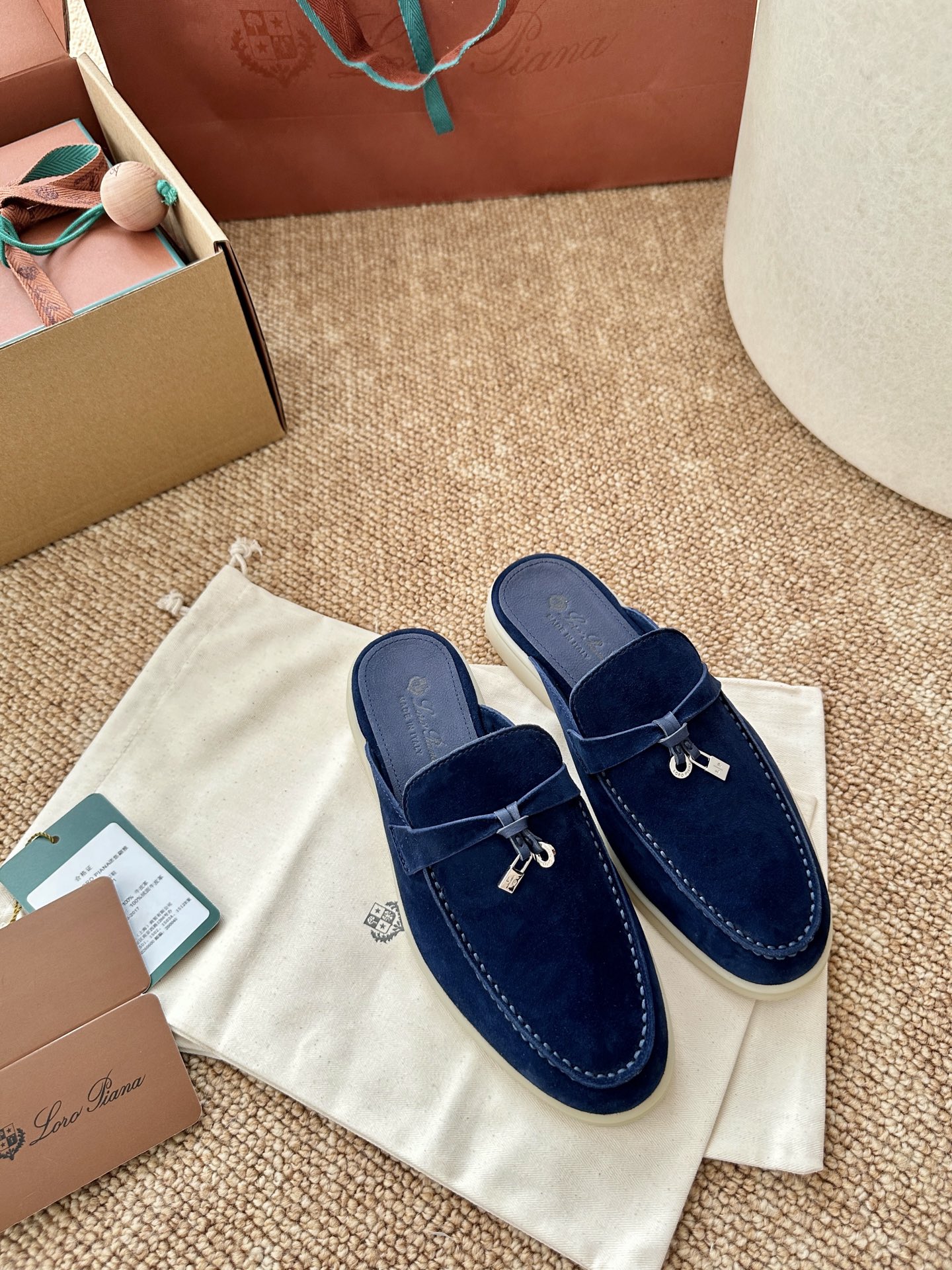 Loro piana经典Summer Charms Walk莫卡辛半拖｜原版购入代购级别男士+10 飞机