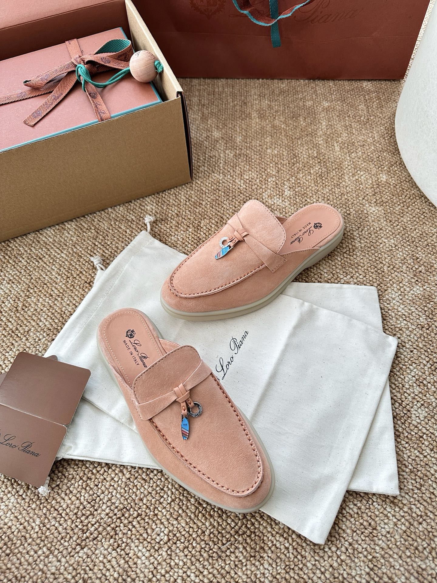 Loro piana经典Summer Charms Walk莫卡辛半拖｜原版购入代购级别男士+10 飞机