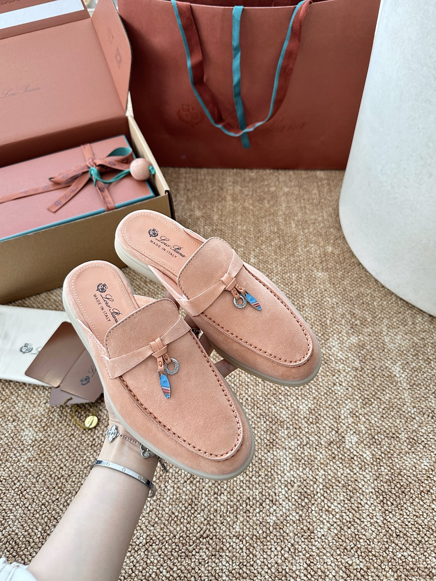 Loro piana经典Summer Charms Walk莫卡辛半拖｜原版购入代购级别男士+10 飞机