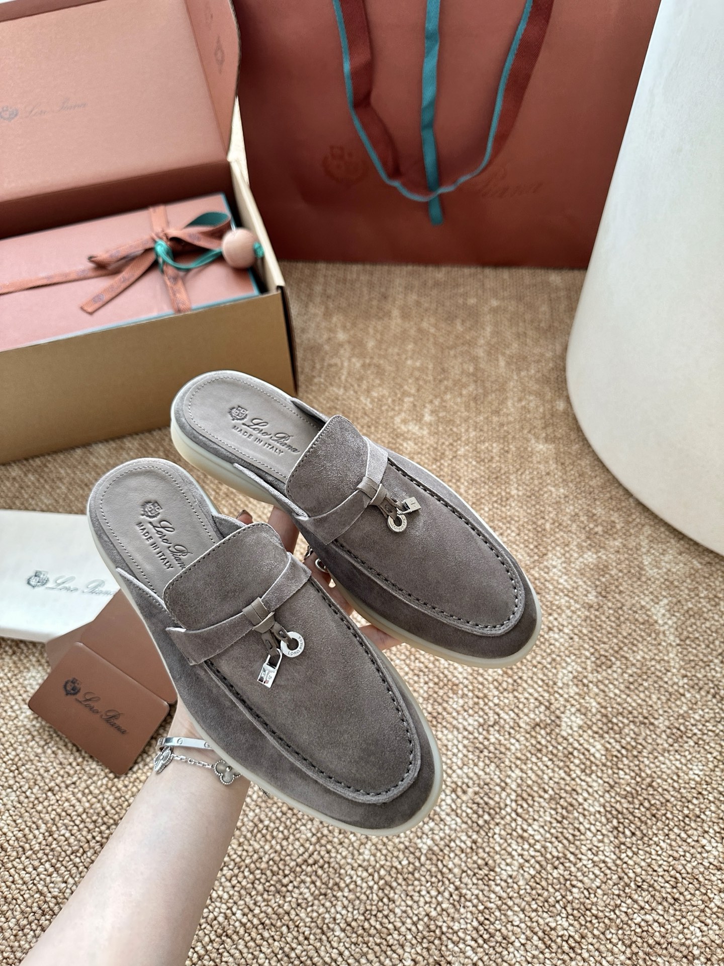 Loro piana经典Summer Charms Walk莫卡辛半拖｜原版购入代购级别男士+10 飞机