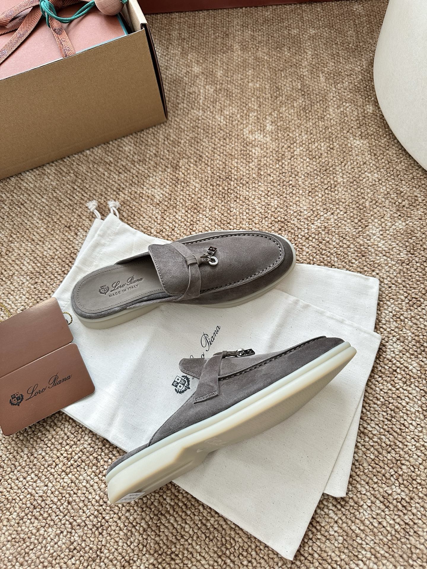 Loro piana经典Summer Charms Walk莫卡辛半拖｜原版购入代购级别男士+10 飞机