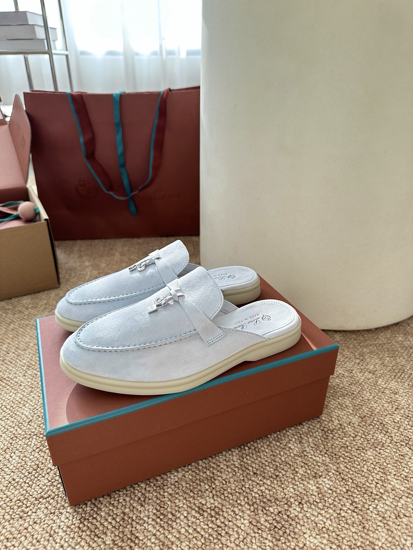 Loro piana经典Summer Charms Walk莫卡辛半拖｜原版购入代购级别男士+10 飞机