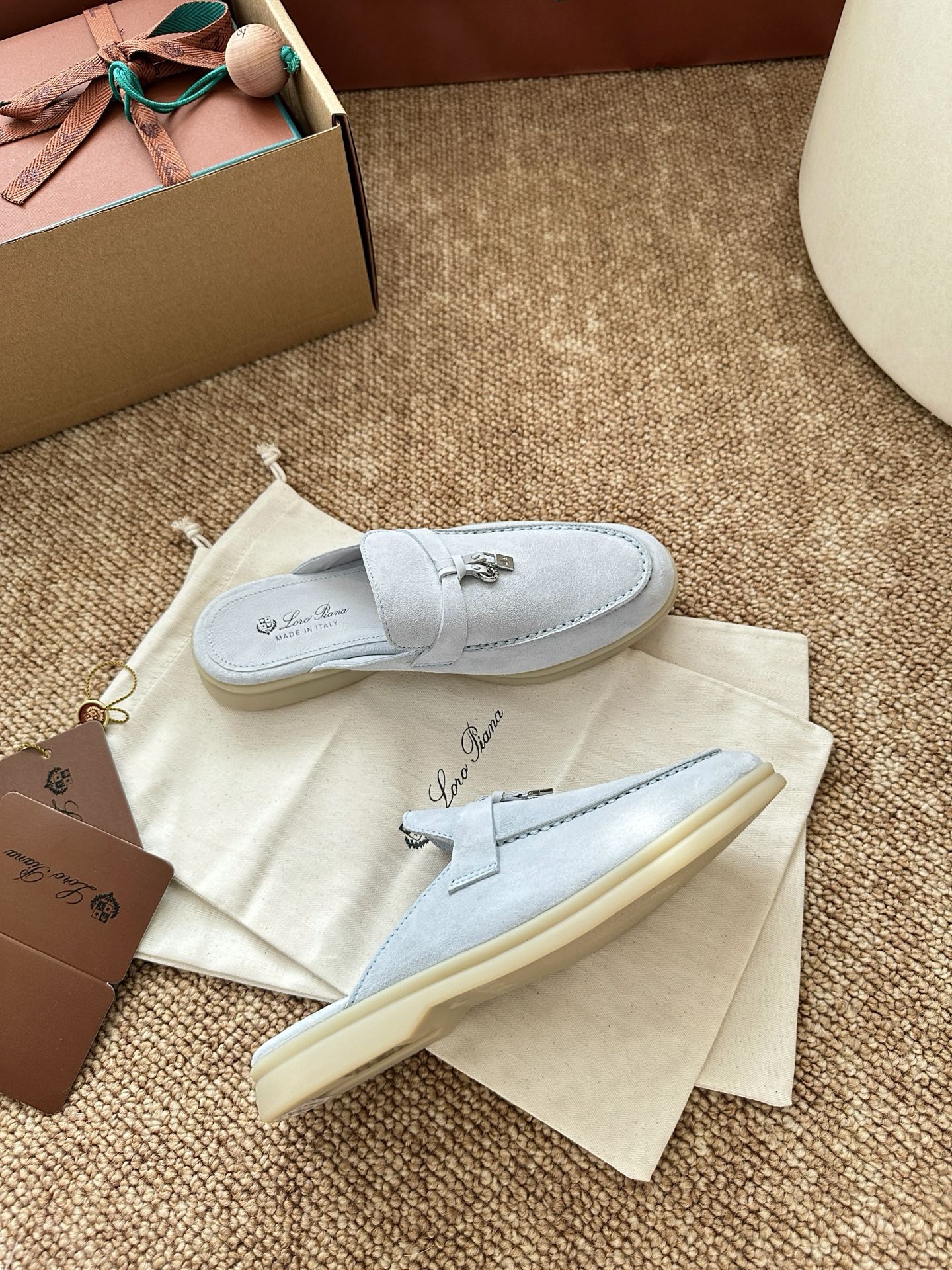 Loro piana经典Summer Charms Walk莫卡辛半拖｜原版购入代购级别男士+10 飞机