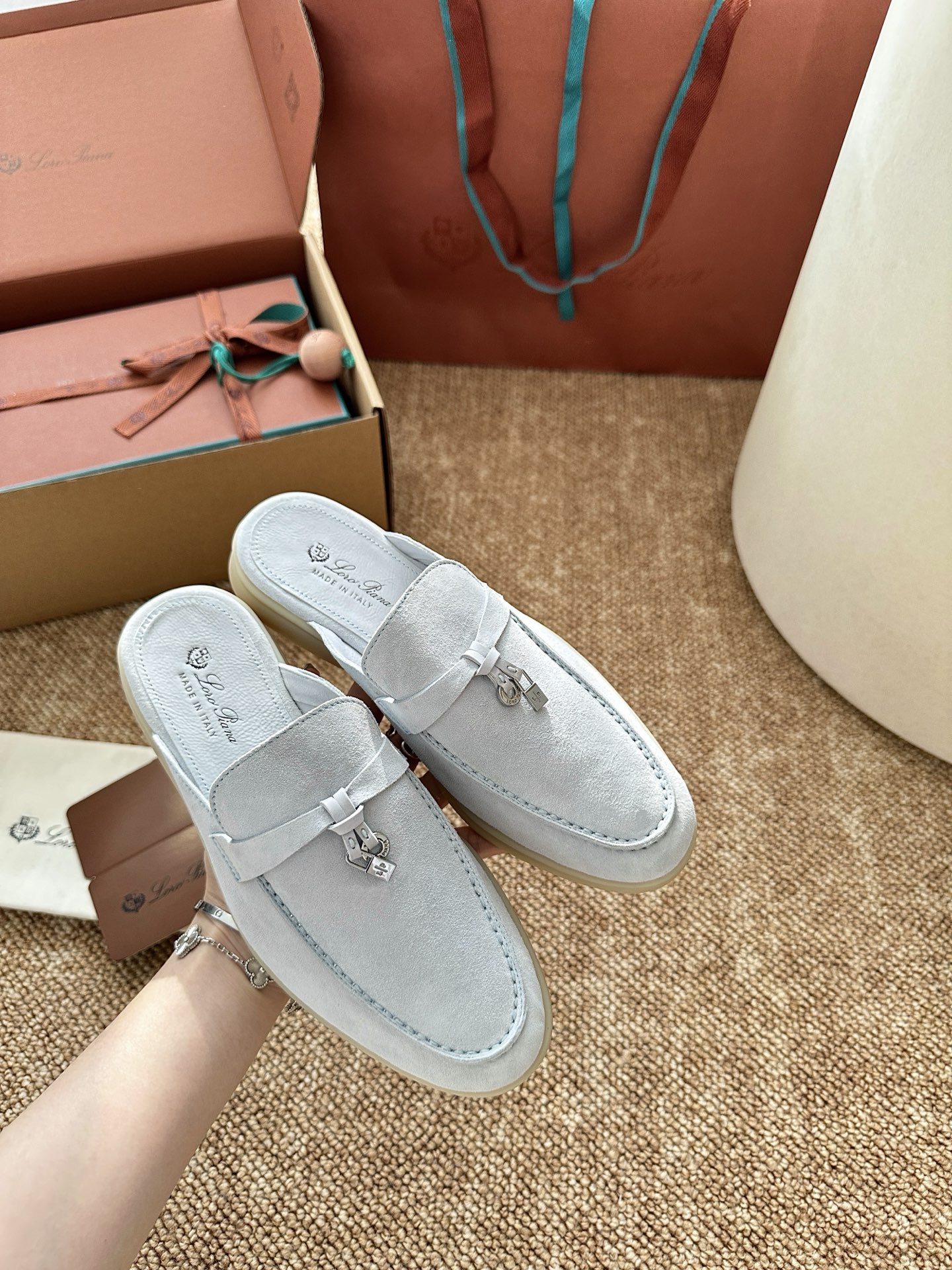 Loro piana经典Summer Charms Walk莫卡辛半拖｜原版购入代购级别男士+10 飞机