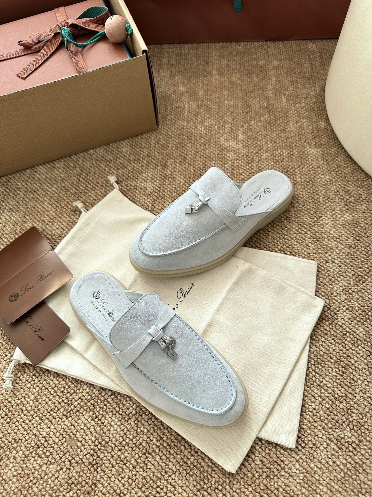 Loro piana经典Summer Charms Walk莫卡辛半拖｜原版购入代购级别男士+10 飞机