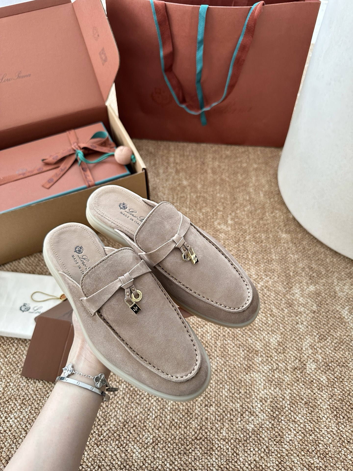 Loro piana经典Summer Charms Walk莫卡辛半拖｜原版购入代购级别男士+10 飞机