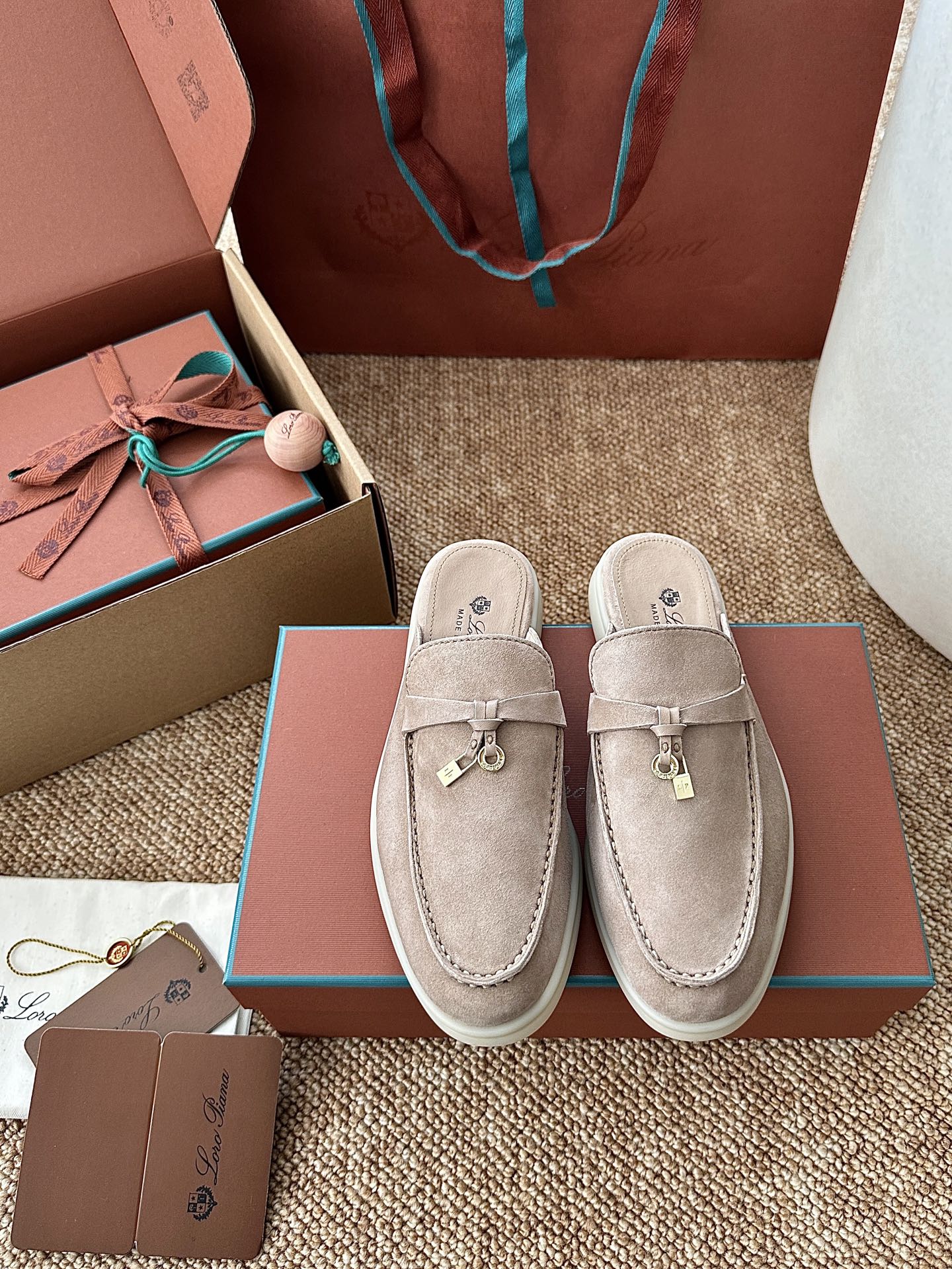 NO:693912,Sand color, loafers and half slippers, loafers19860909沙色,乐福鞋半拖,loafers,Women's Shoes
