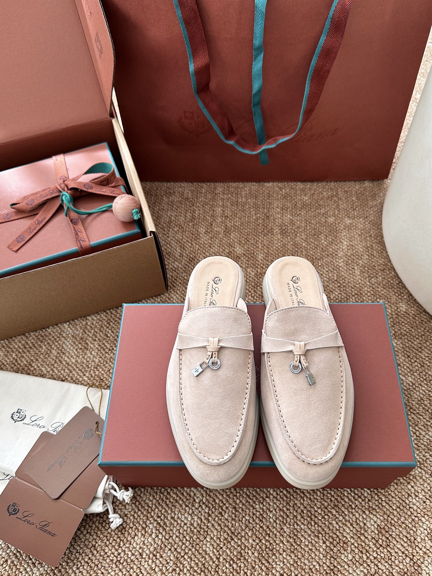 NO:693924,Light pink, loafers and half slippers, loafers19860909浅粉色,乐福鞋半拖,loafers,Women's Shoes