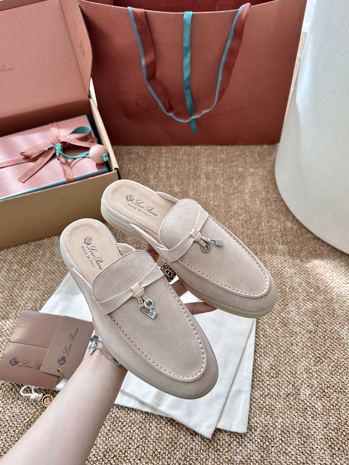 Loro piana经典Summer Charms Walk莫卡辛半拖｜原版购入代购级别男士+10 飞机